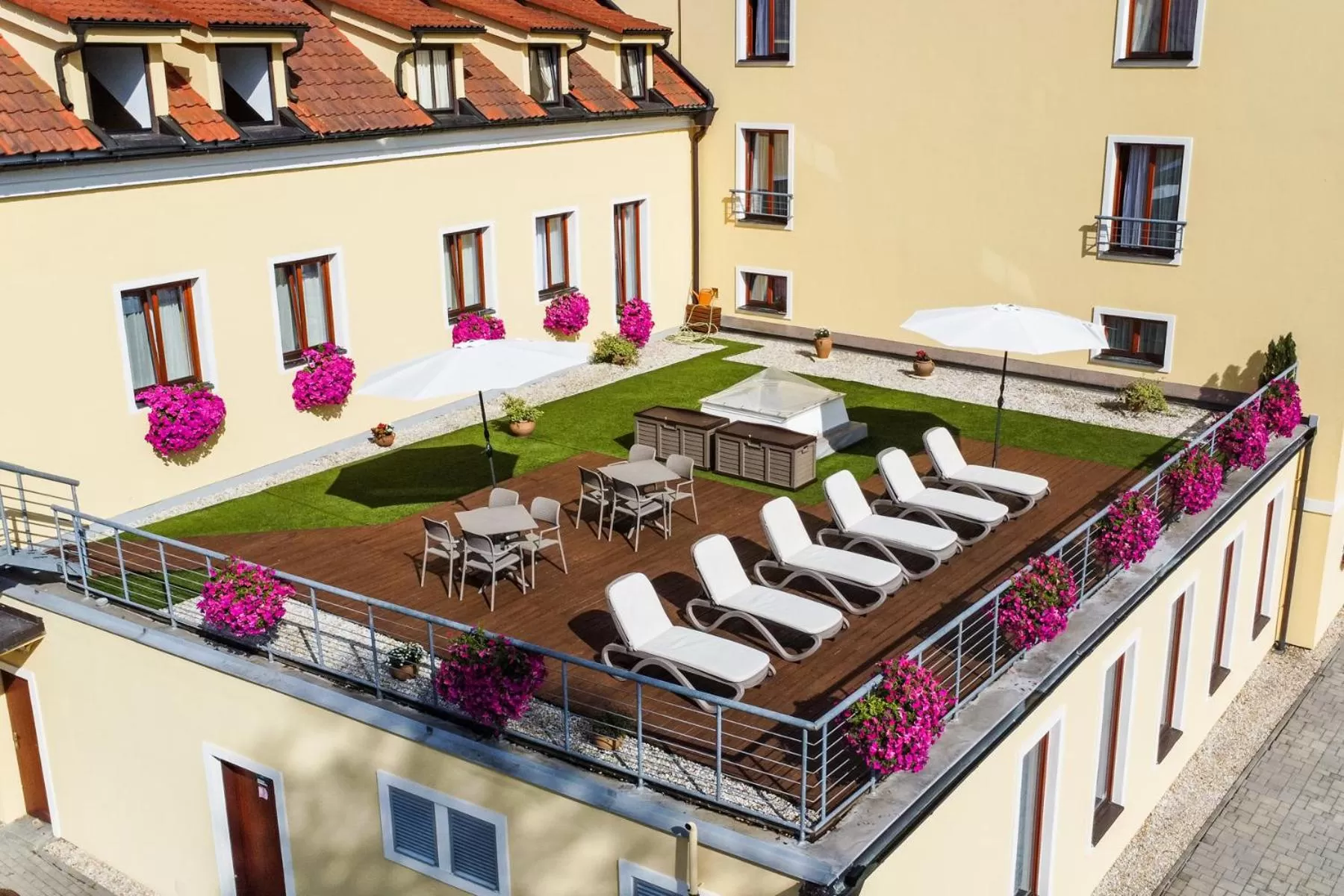 Balcony/Terrace in Spa Hotel Centrum