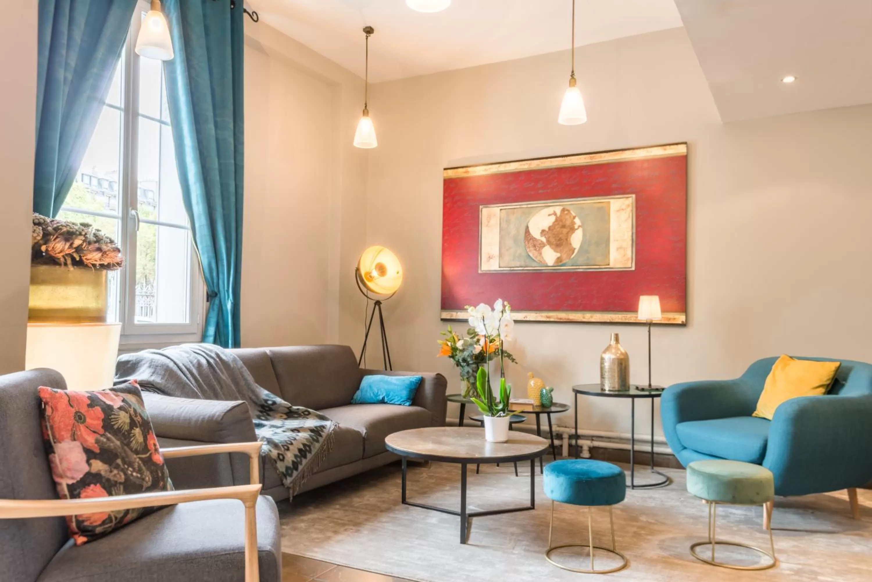 Living room in Hotel Beauvoir