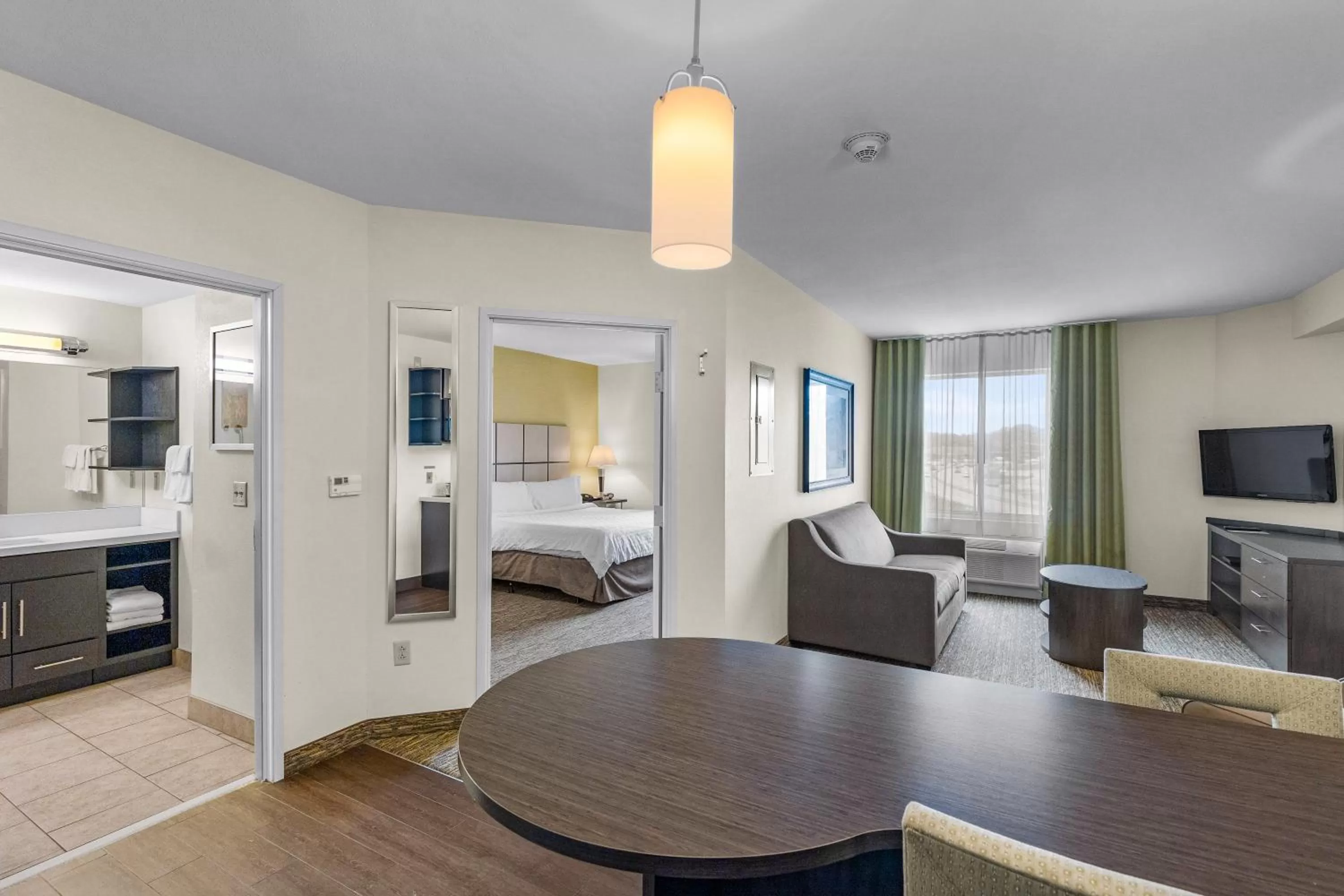 Bed in Candlewood Suites Erie by IHG