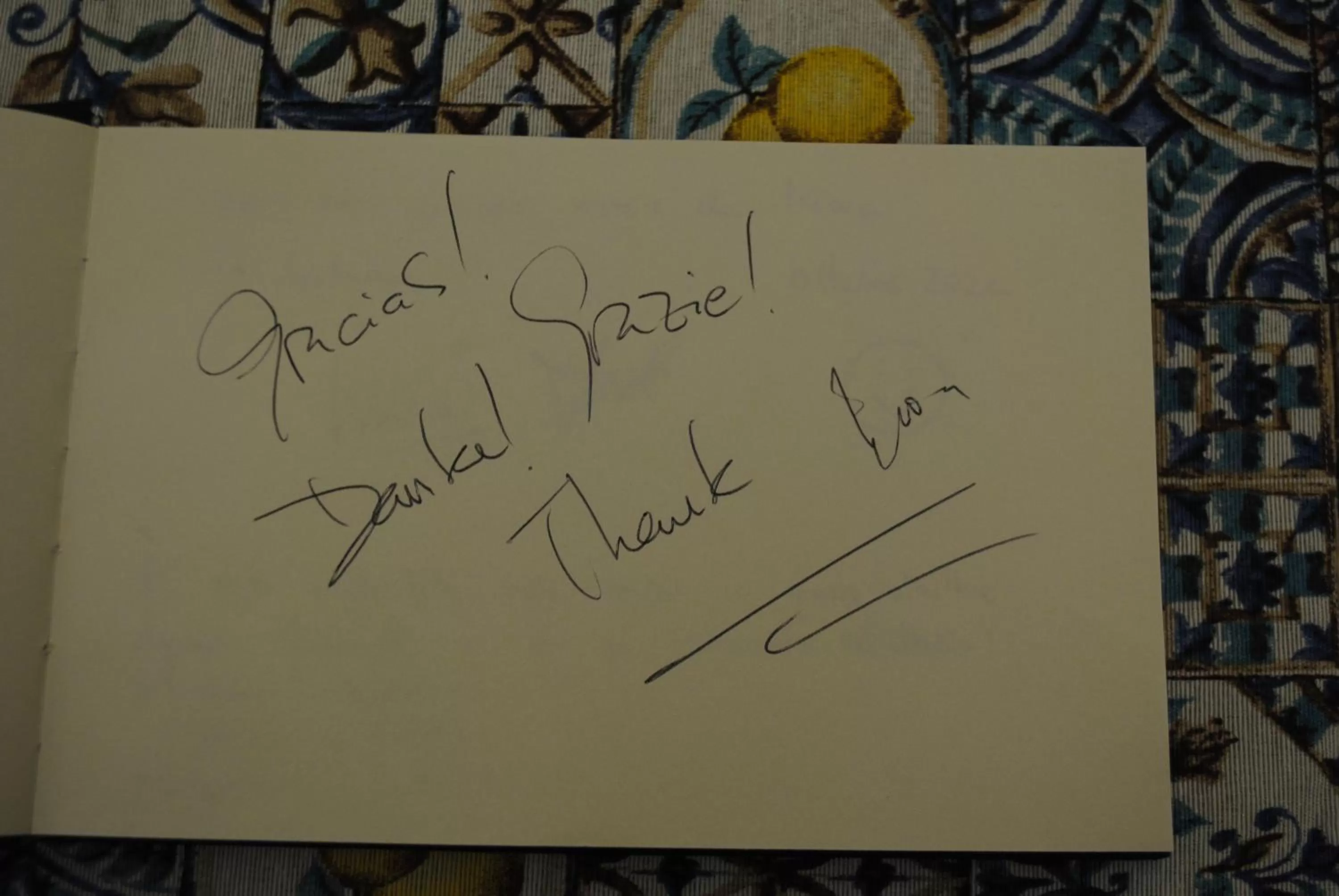 Text overlay in B&B Palazzo Sant'Alfano