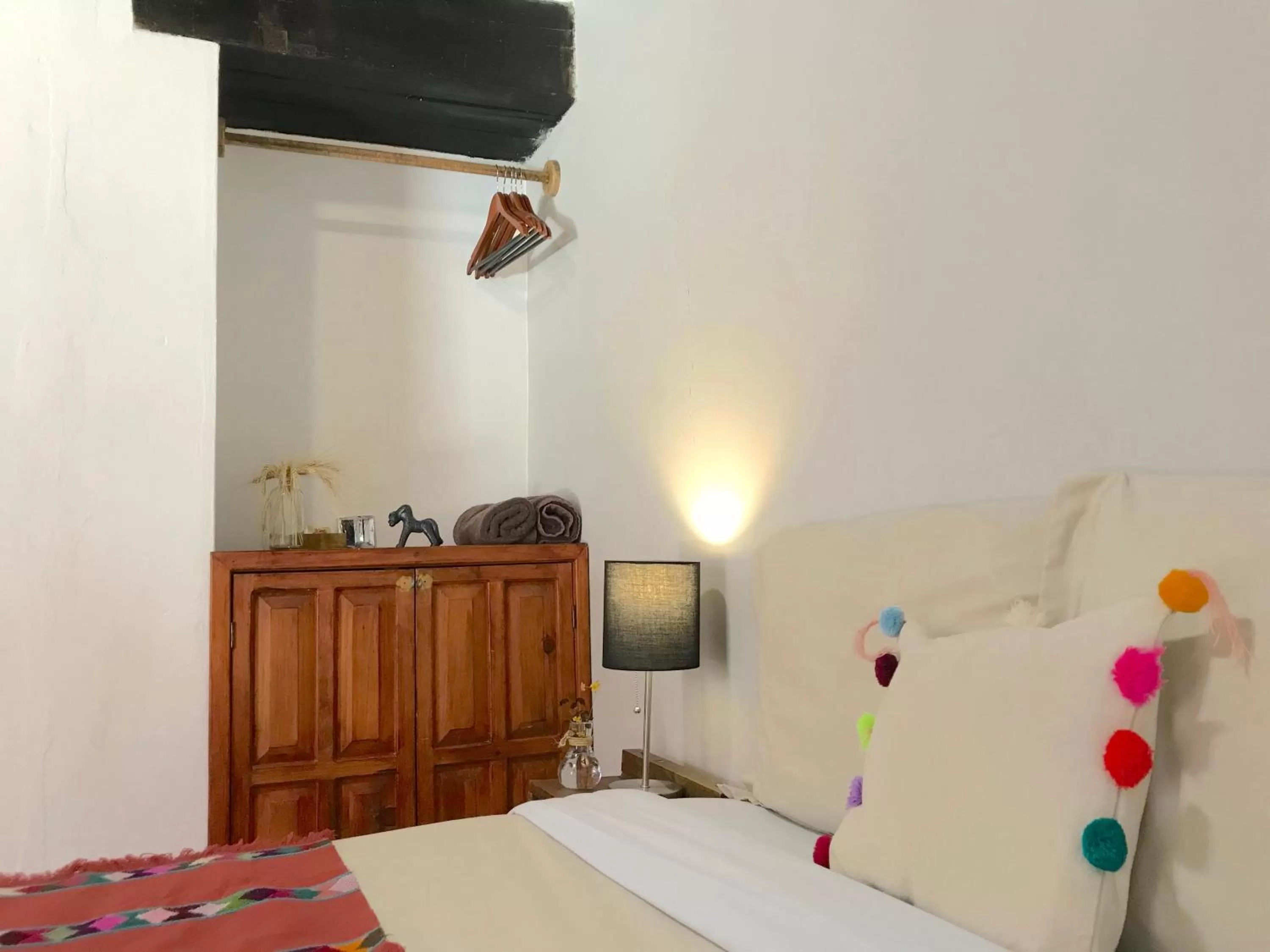 Decorative detail, Bed in Hotel Casa Azabache