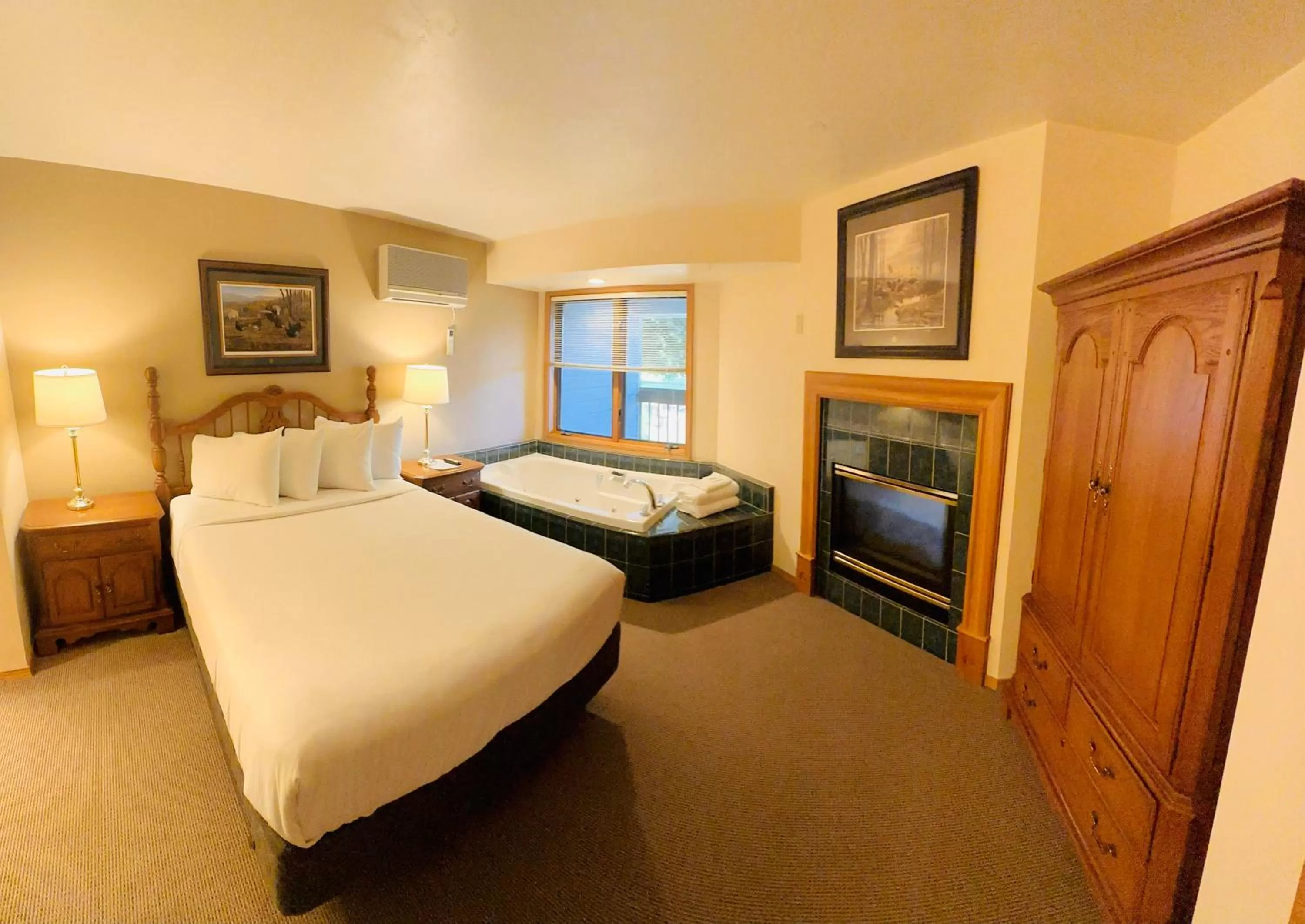 Bed in The Lodge at Leathem Smith