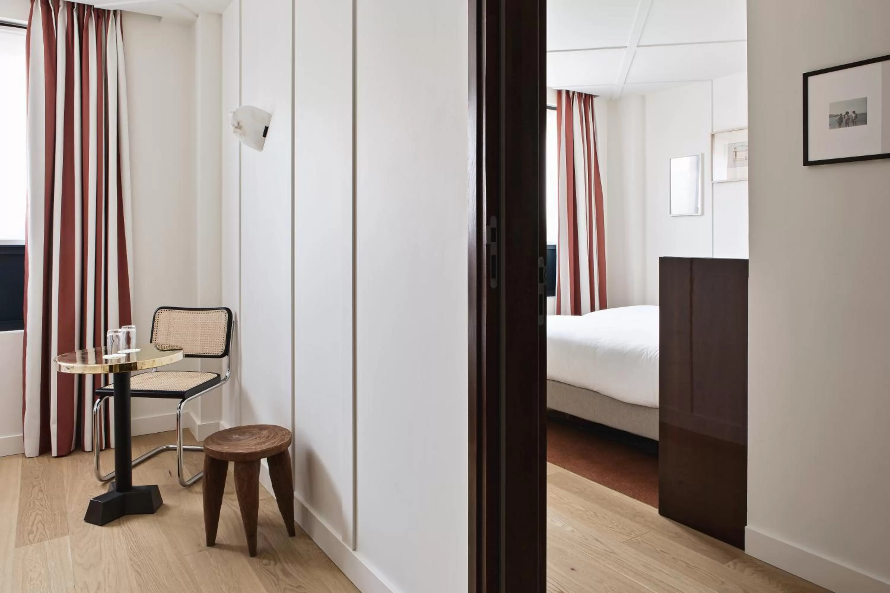 Property building, Bed in Hôtel Wallace, a Member of Design Hotels