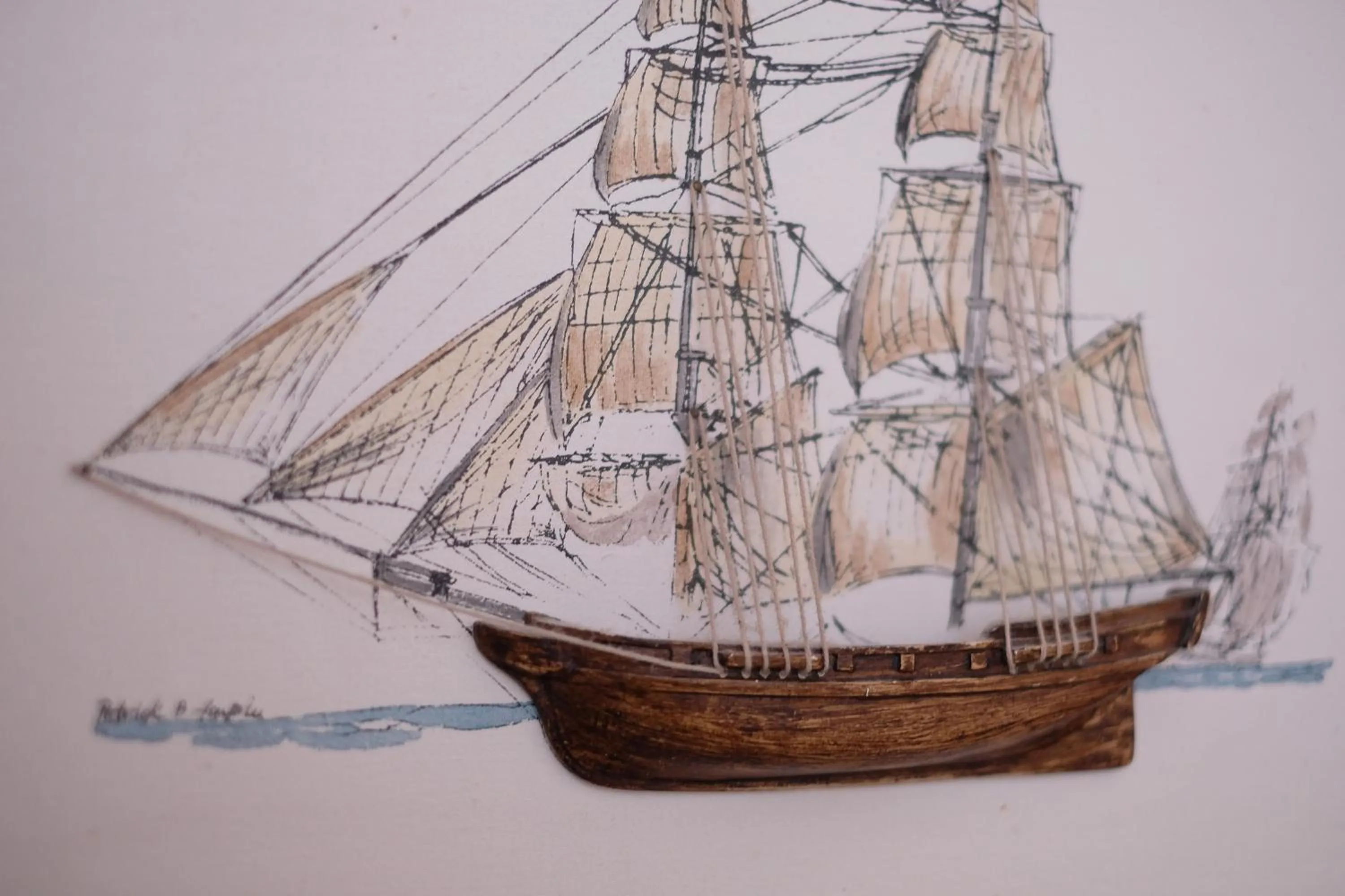 Decorative detail in L'Amiral