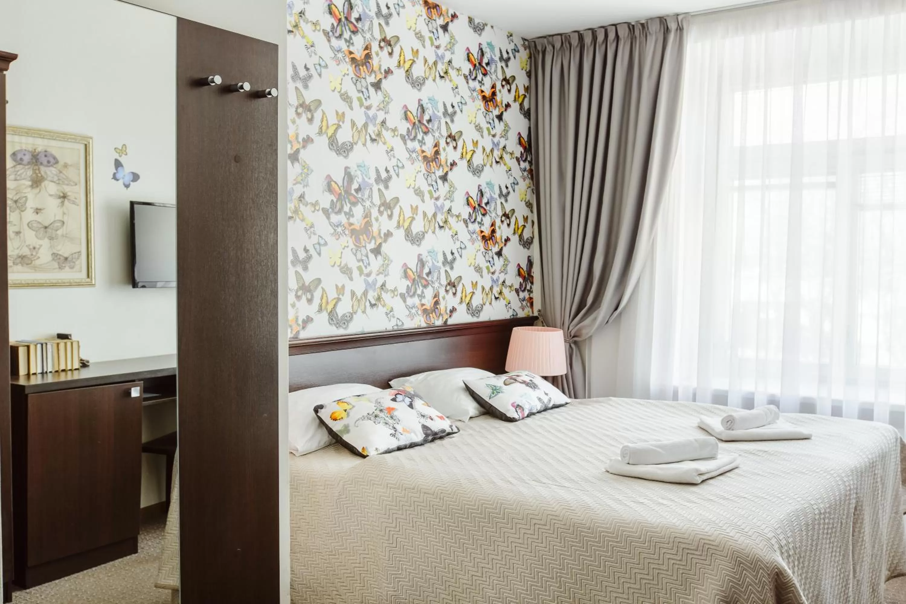 Bedroom, Bed in Old Town Hotel Bohema, Klaipėda