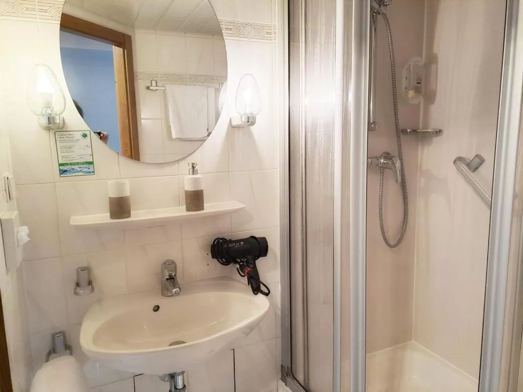 Bathroom in Stadthotel Waldhorn