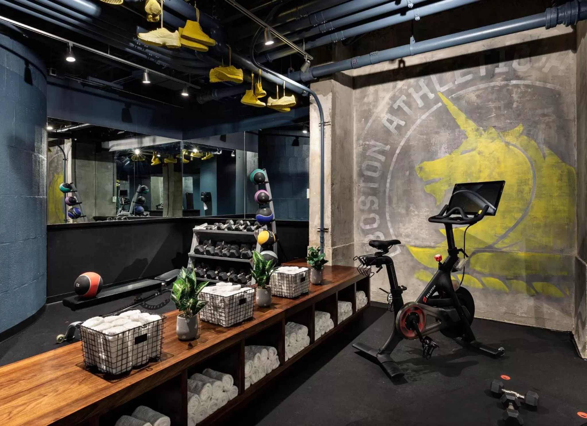 Fitness centre/facilities in The Revolution Hotel