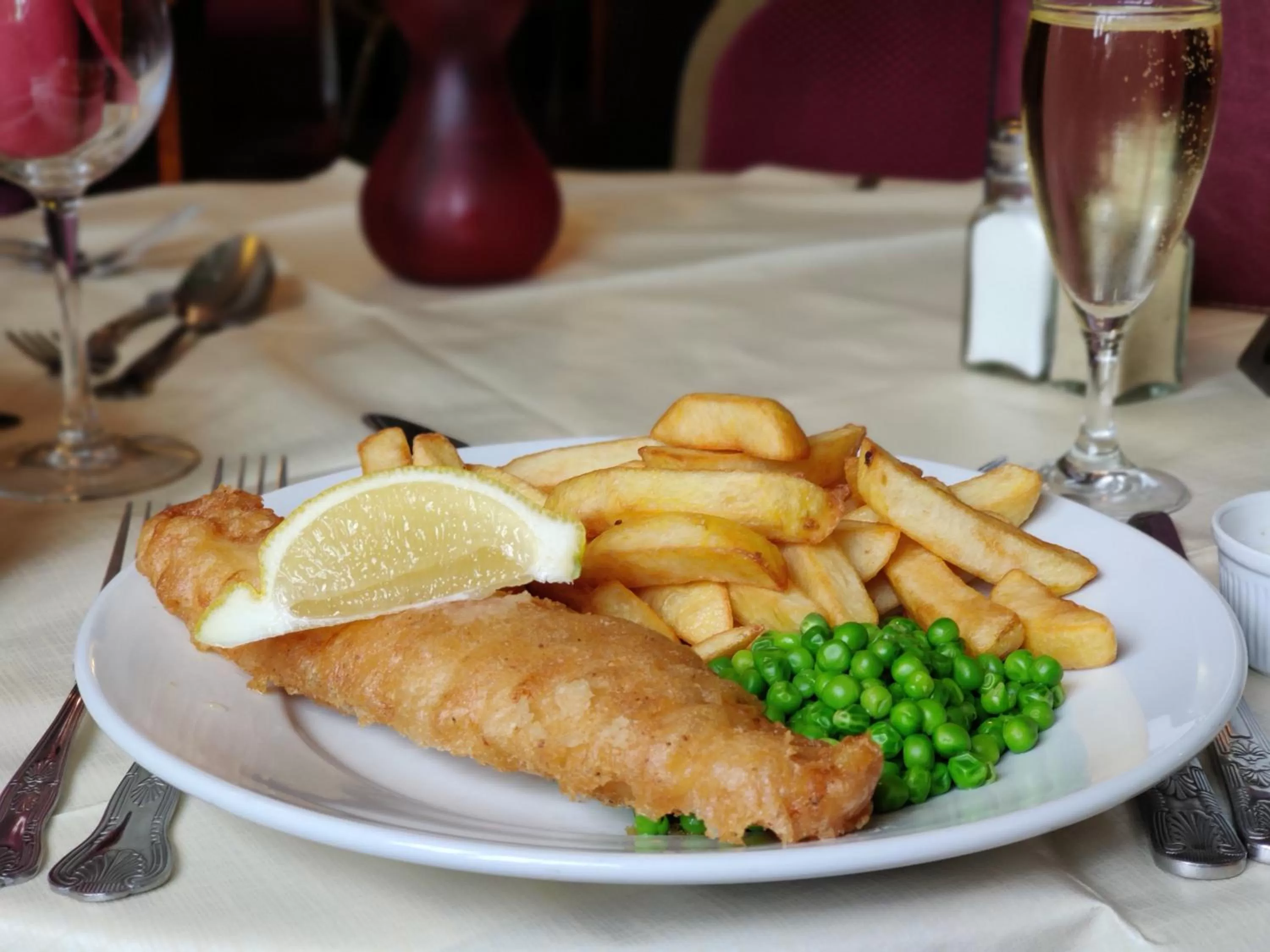 Food and drinks in The Five Bells, Eastry
