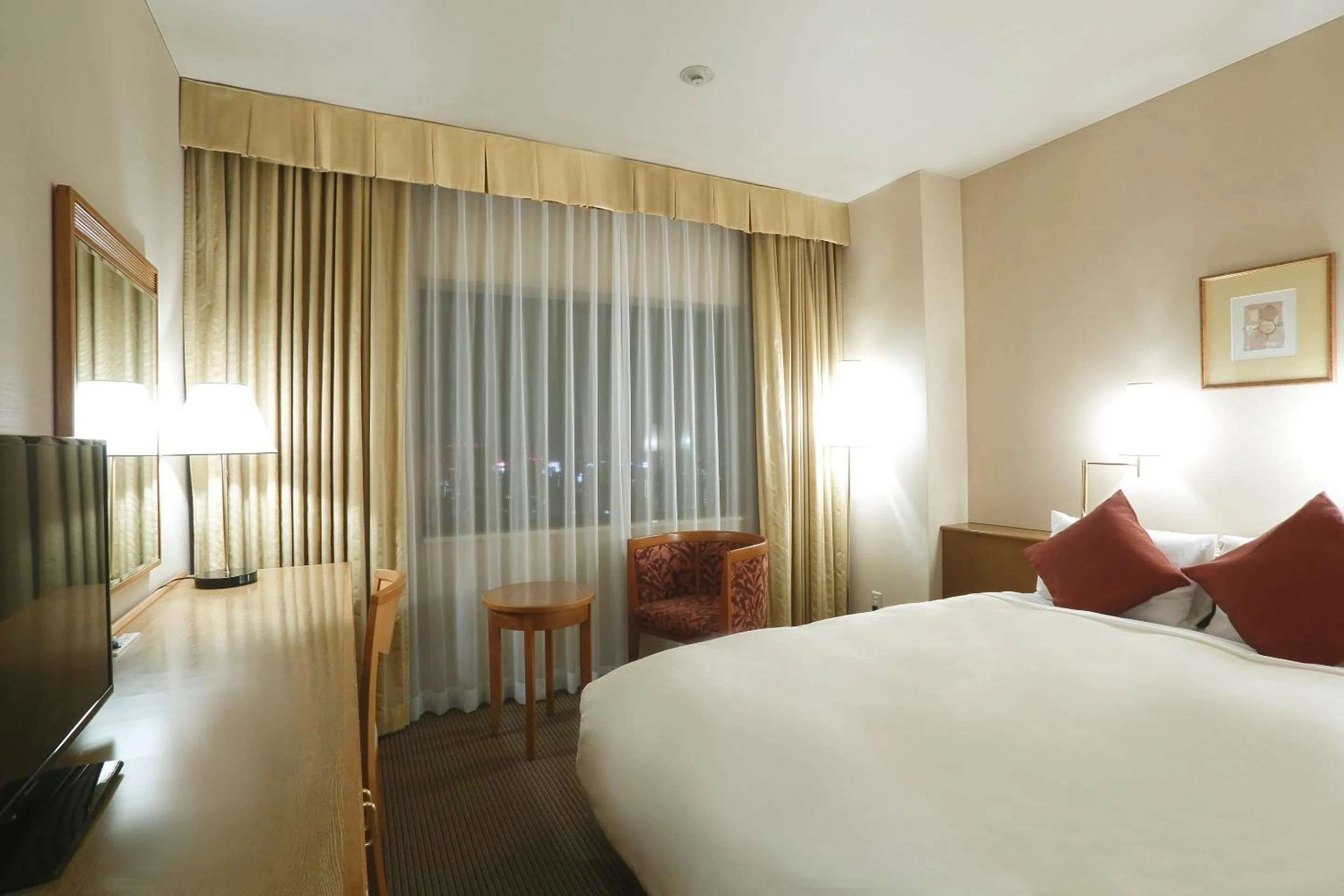 Photo of the whole room, Bed in Dai-ichi Hotel Ryogoku
