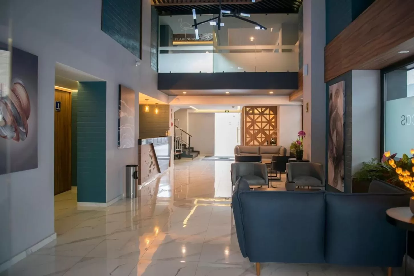 Lobby or reception in Hotel Flamencos Centro Histórico