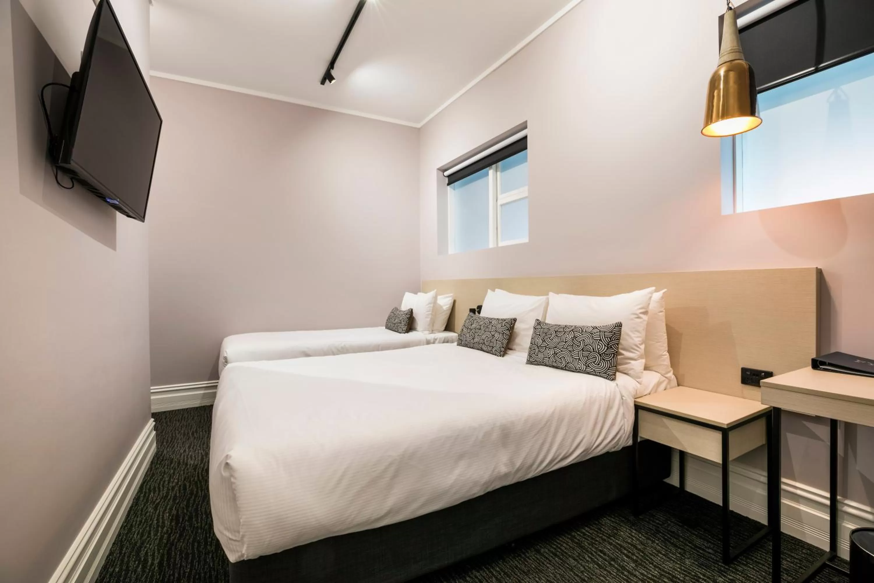 Bedroom, Bed in Nightcap at Belgian Beer Cafe