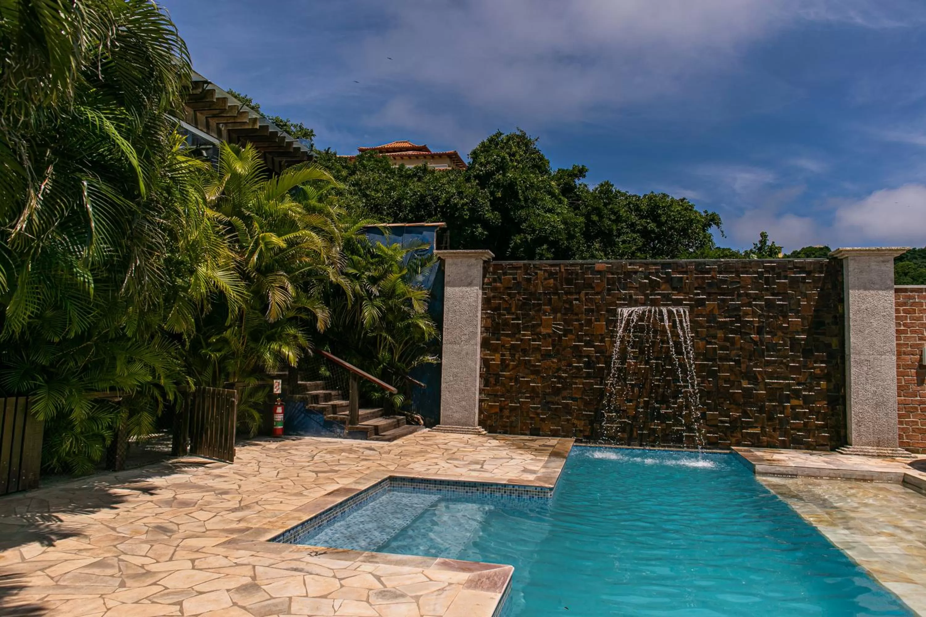 Pool view in Pousada La Dolce Vita