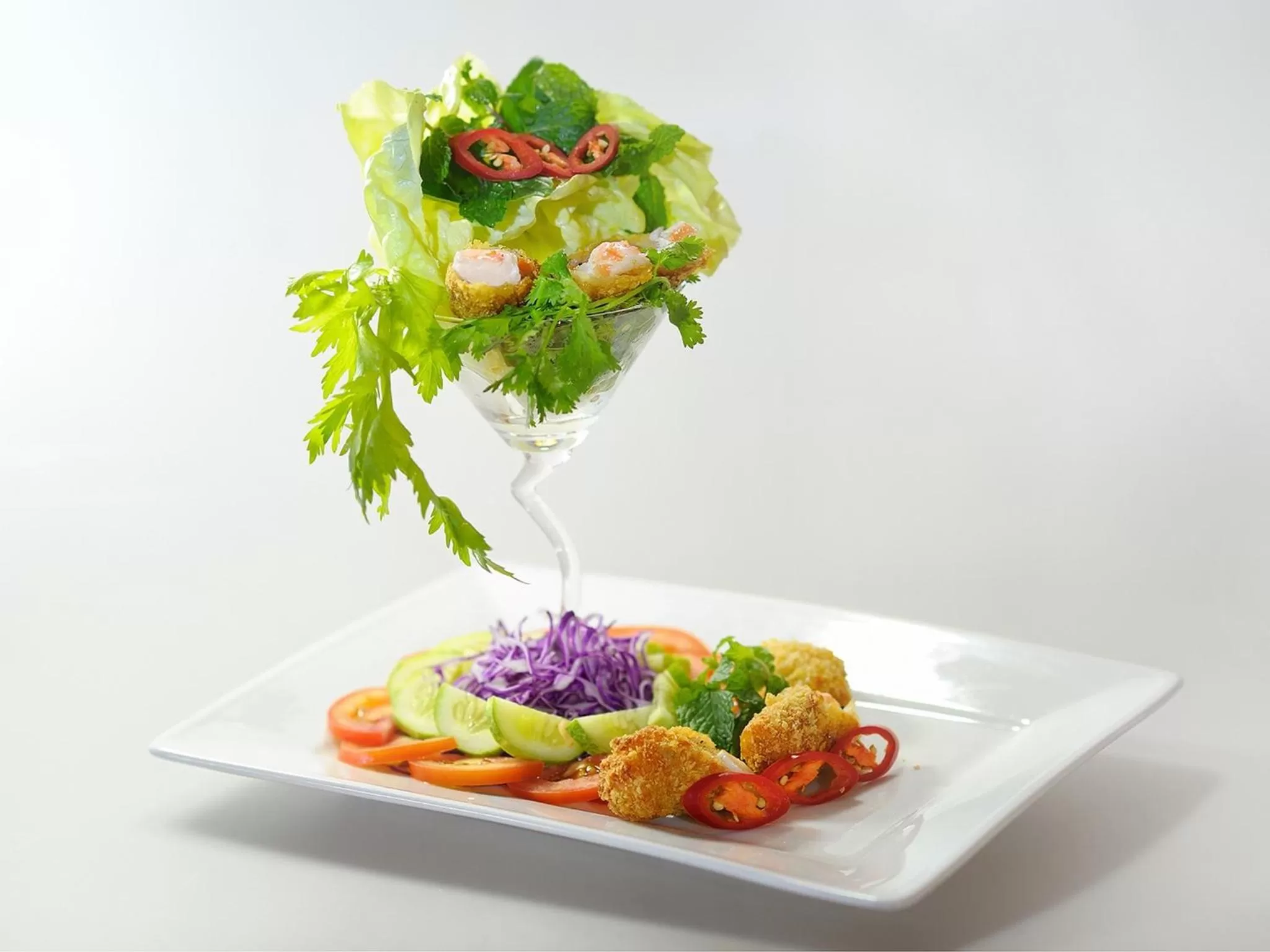 Food close-up in Elios Hotel