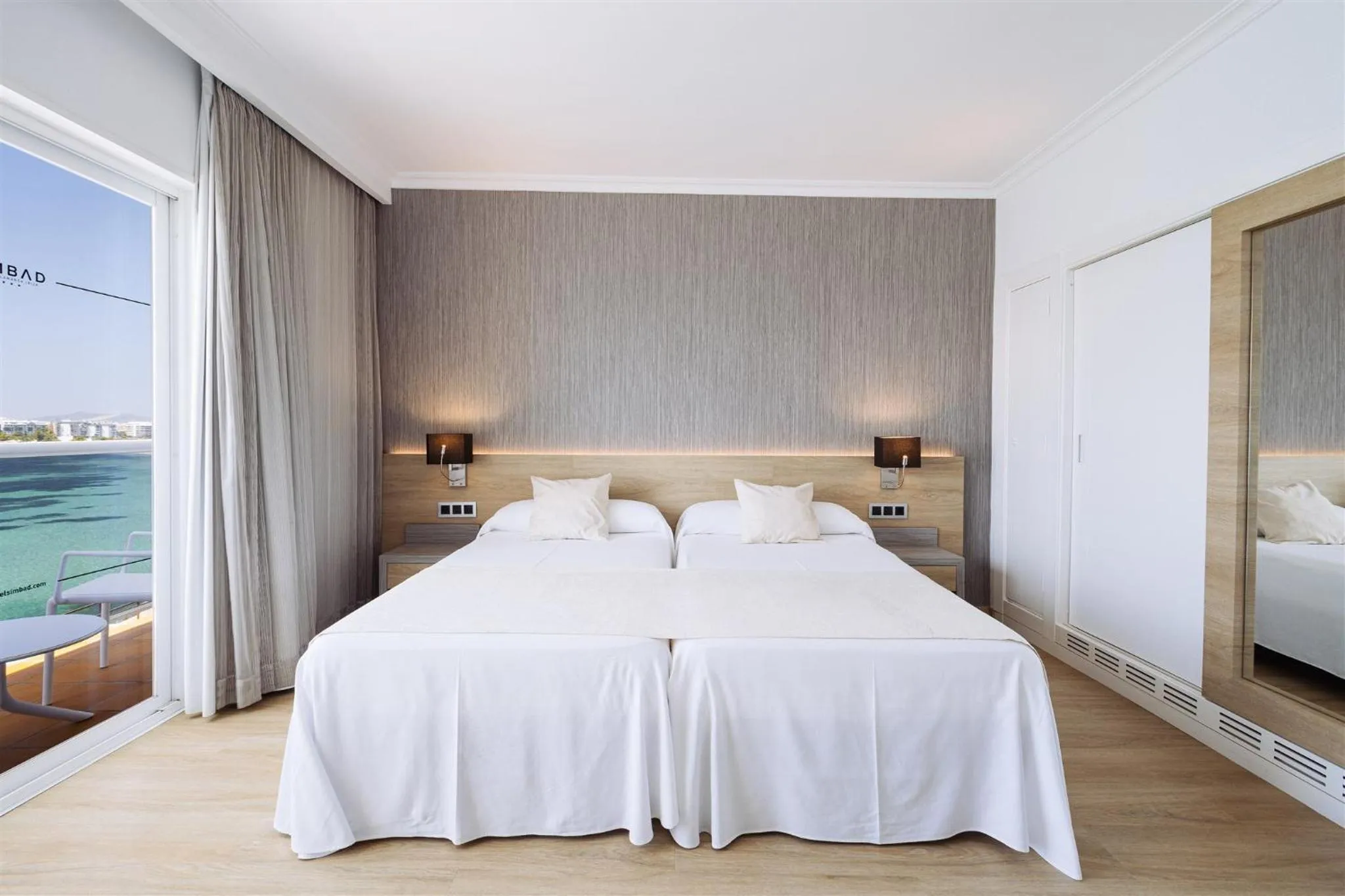 Bed in Hotel Simbad Ibiza