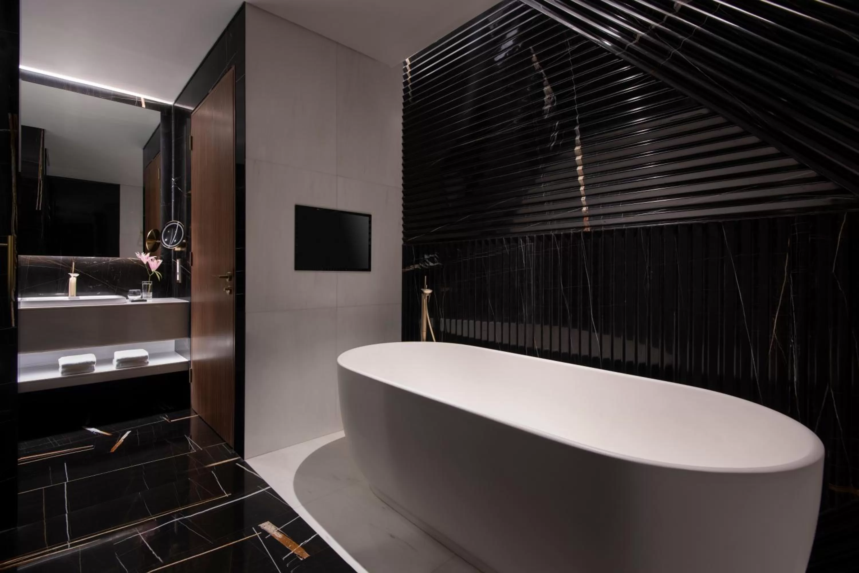 Bathroom in Steigenberger Hotel Doha