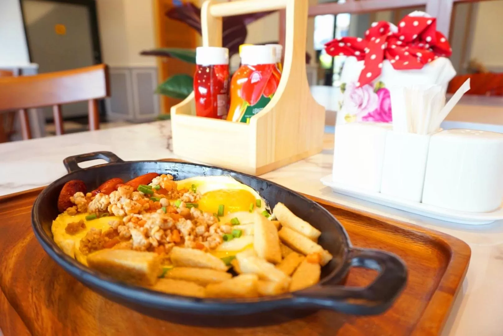 Breakfast in USABAI Riverside Boutique Hotel