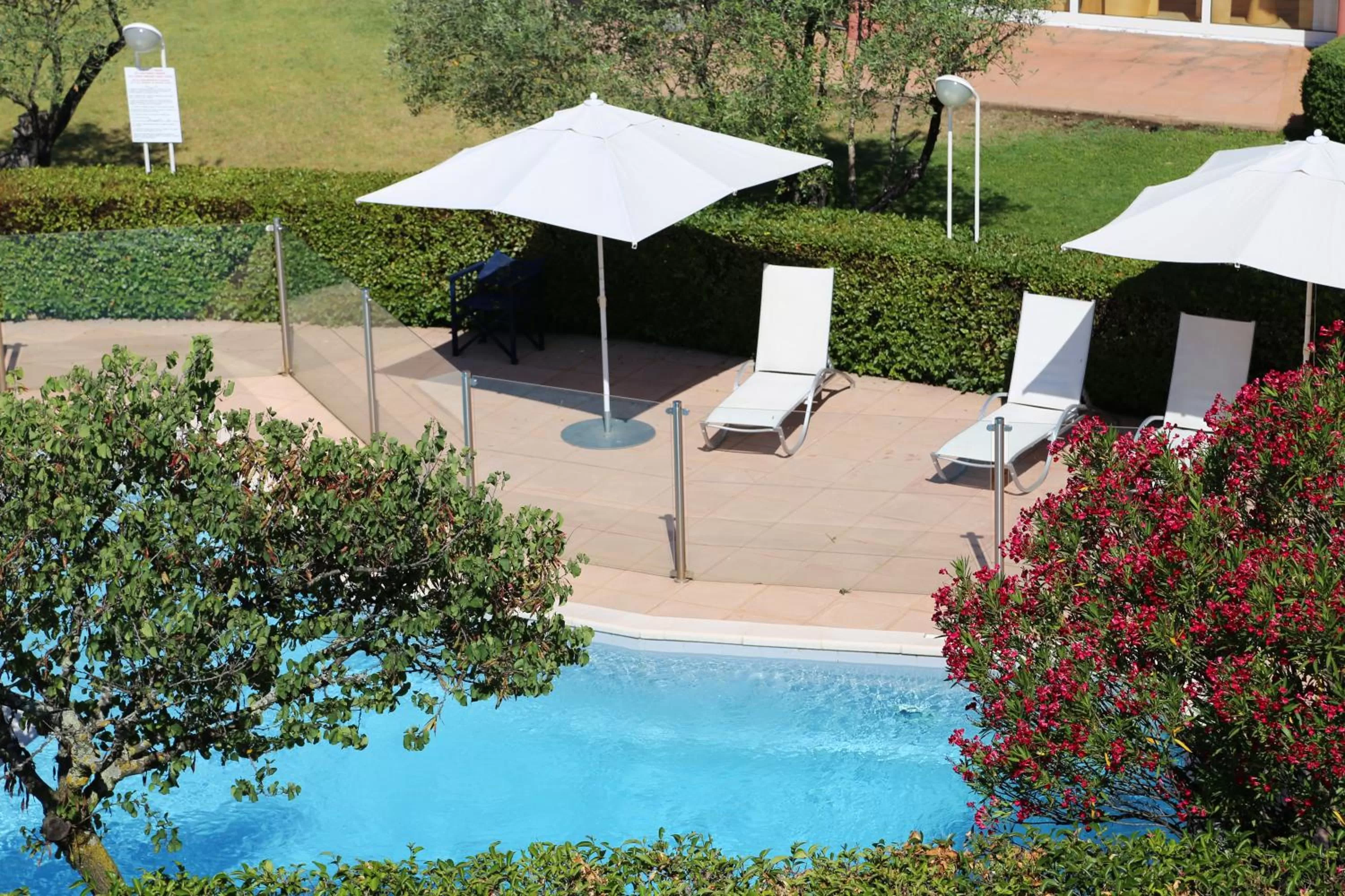 Garden in ibis Aubenas