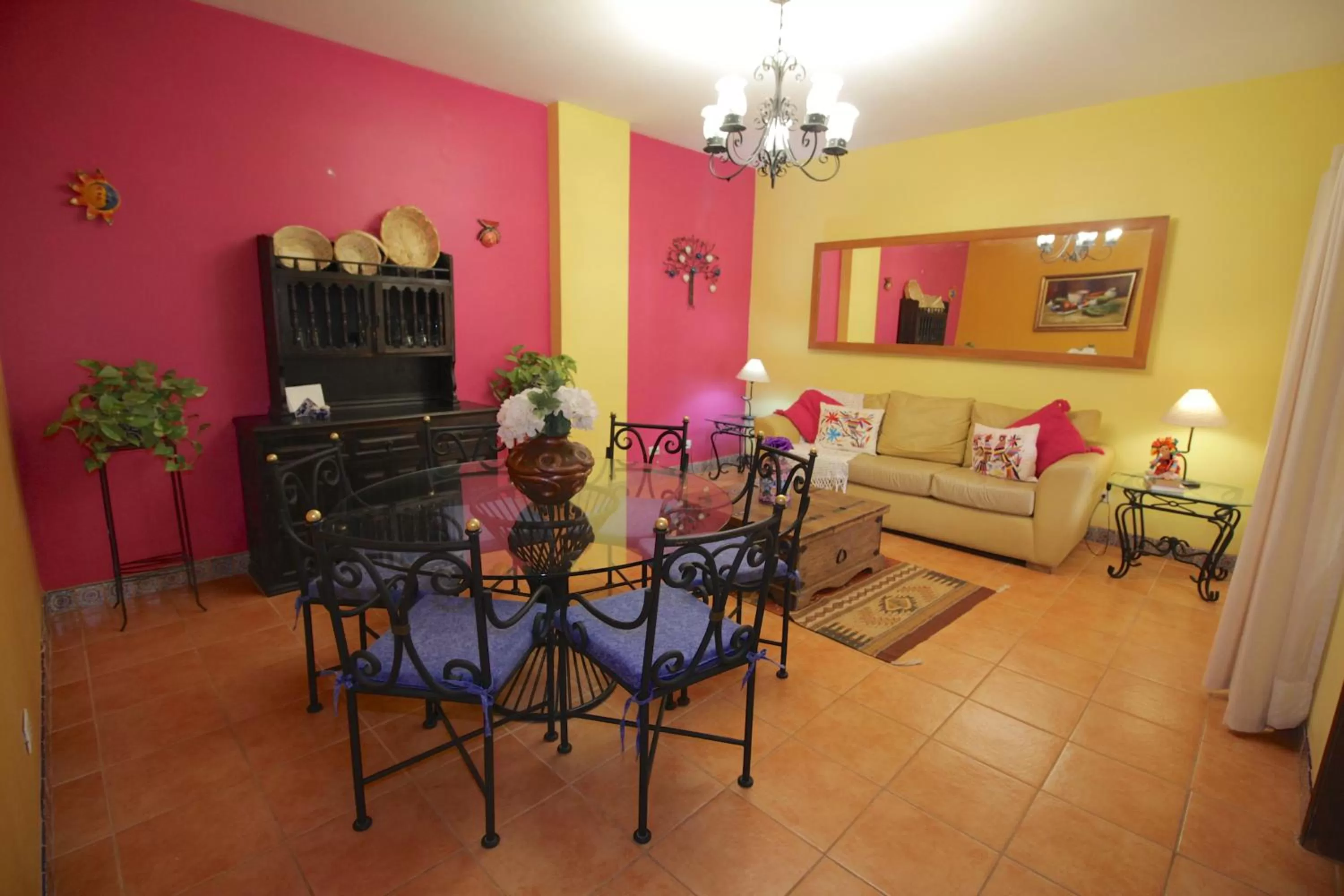 Dining area in Casa Mia Suites