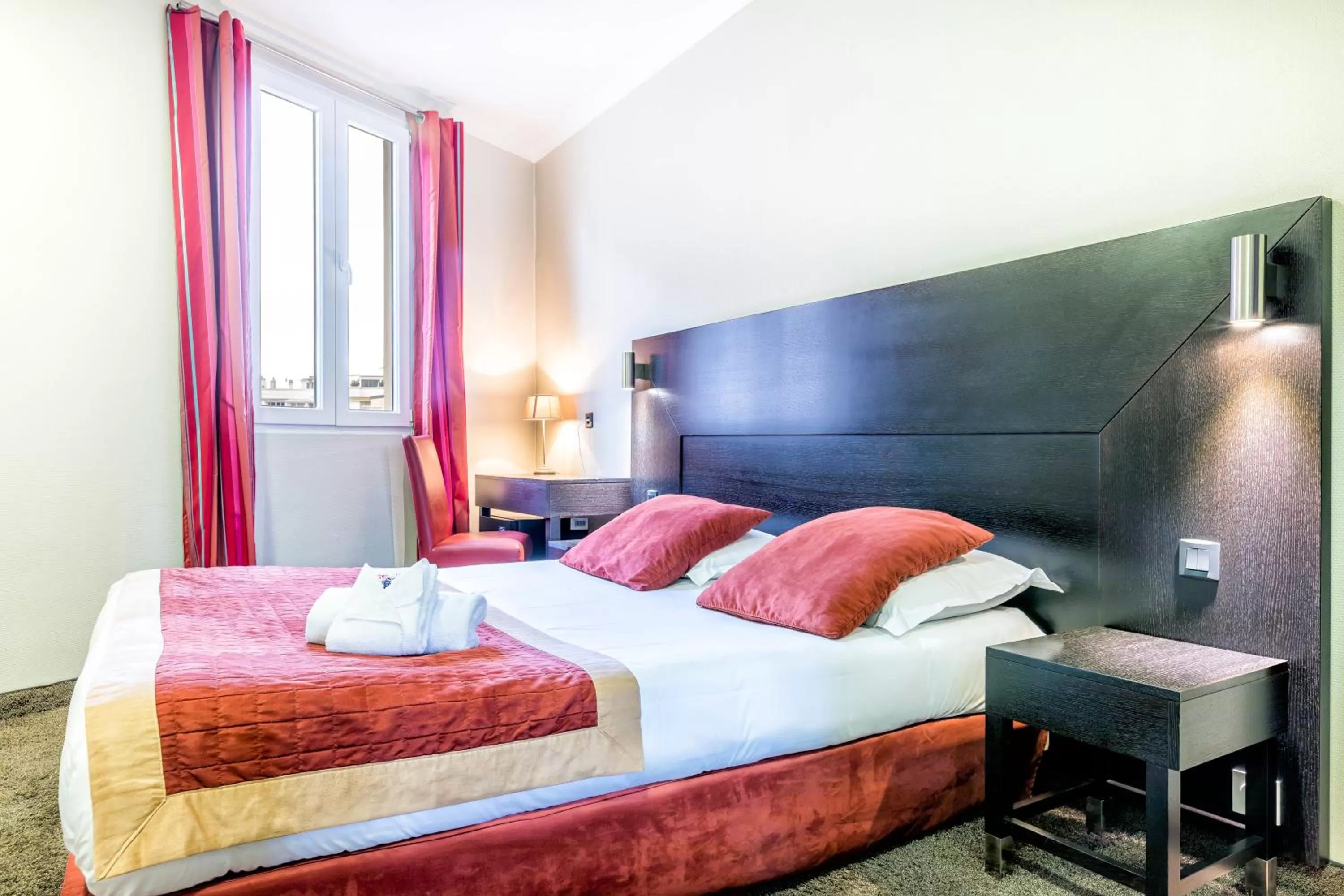 Bed in Hotel De Suède