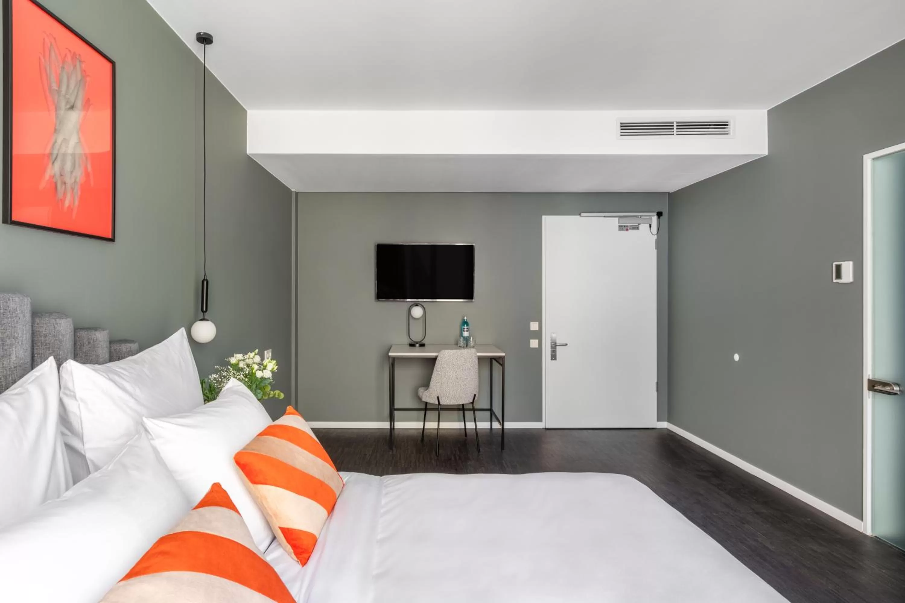 Bedroom, Bed in Numa Berlin Boxer