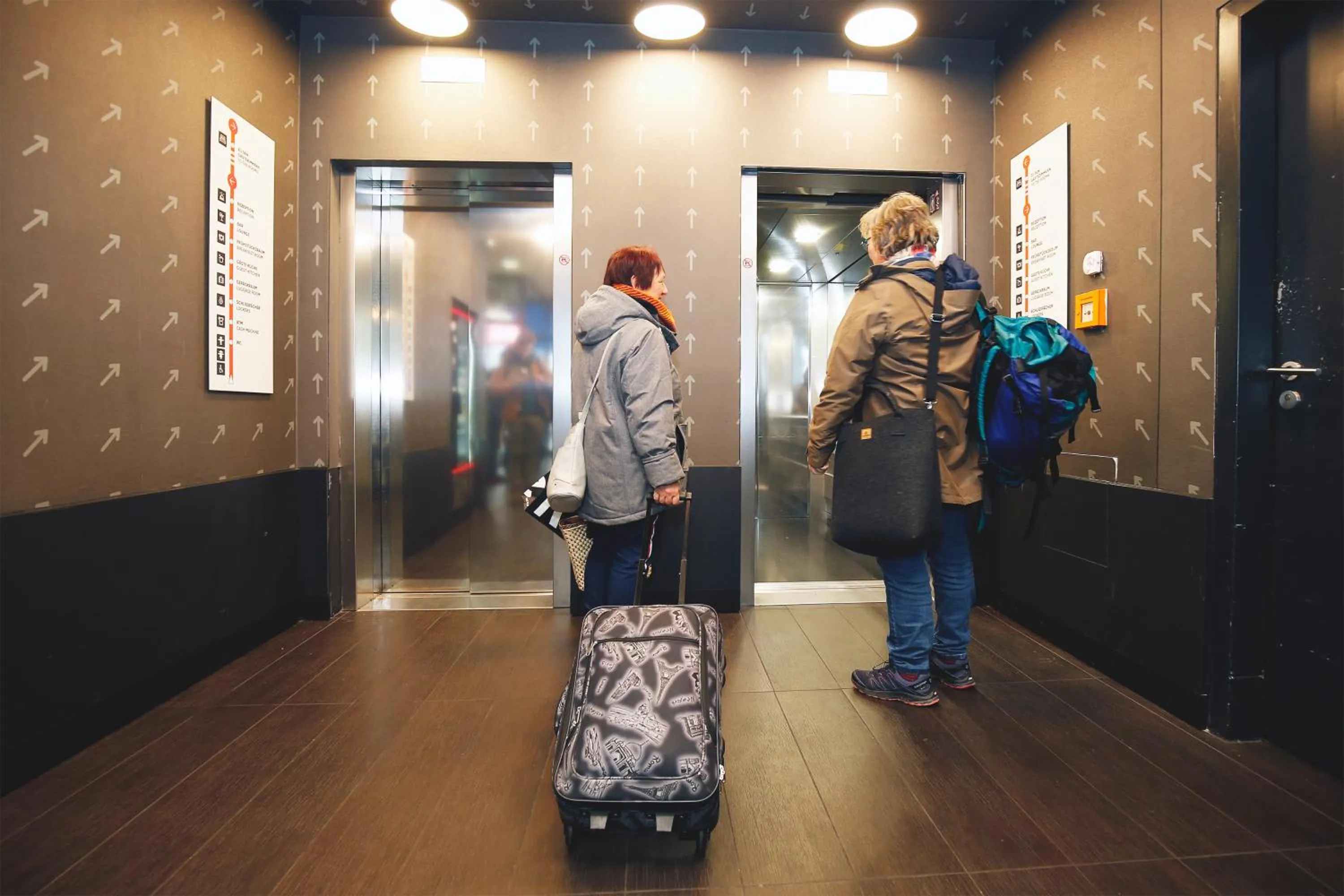 elevator in MEININGER Hotel Berlin Hauptbahnhof