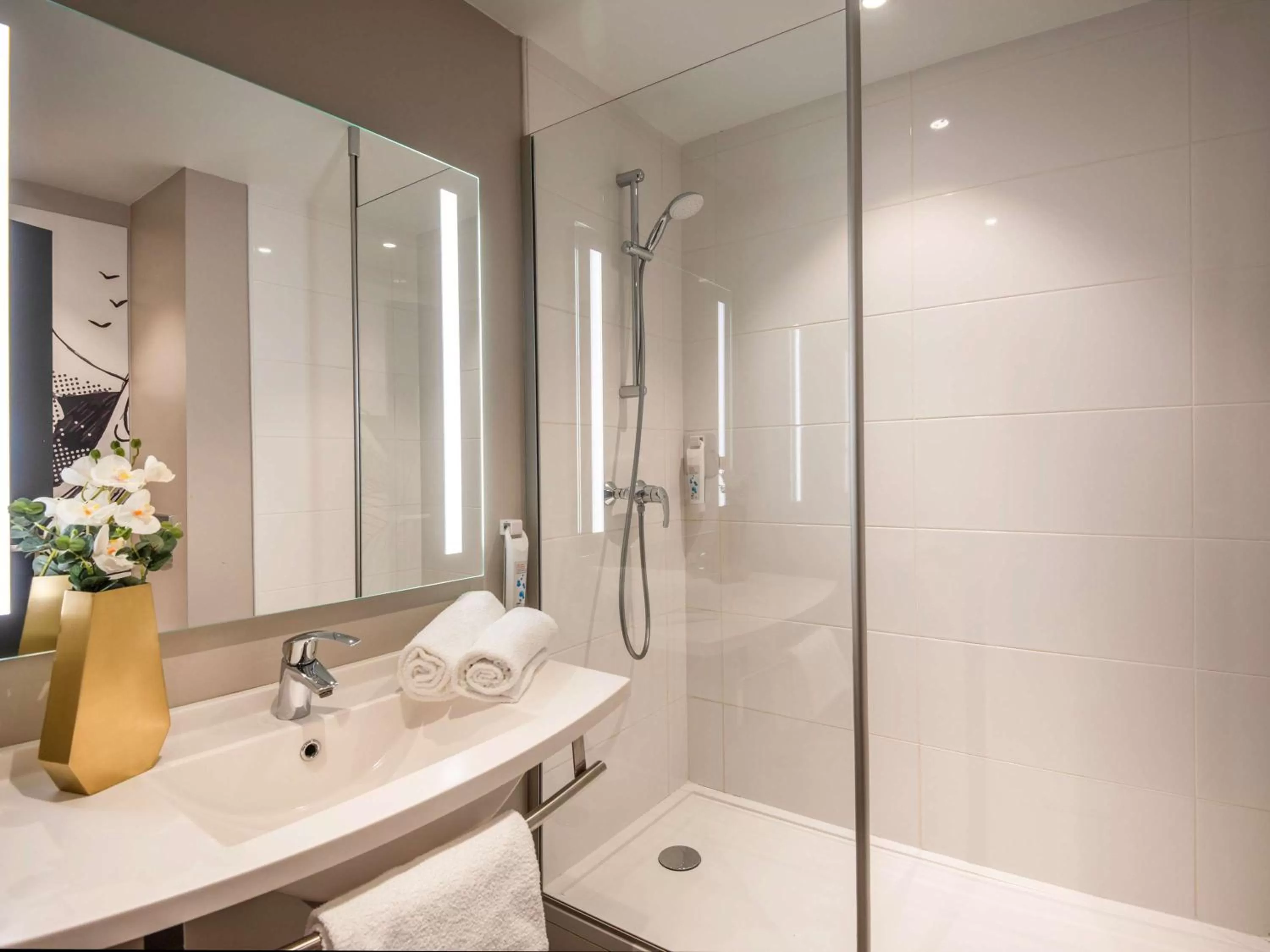 Shower in ibis budget Nice Californie Lenval