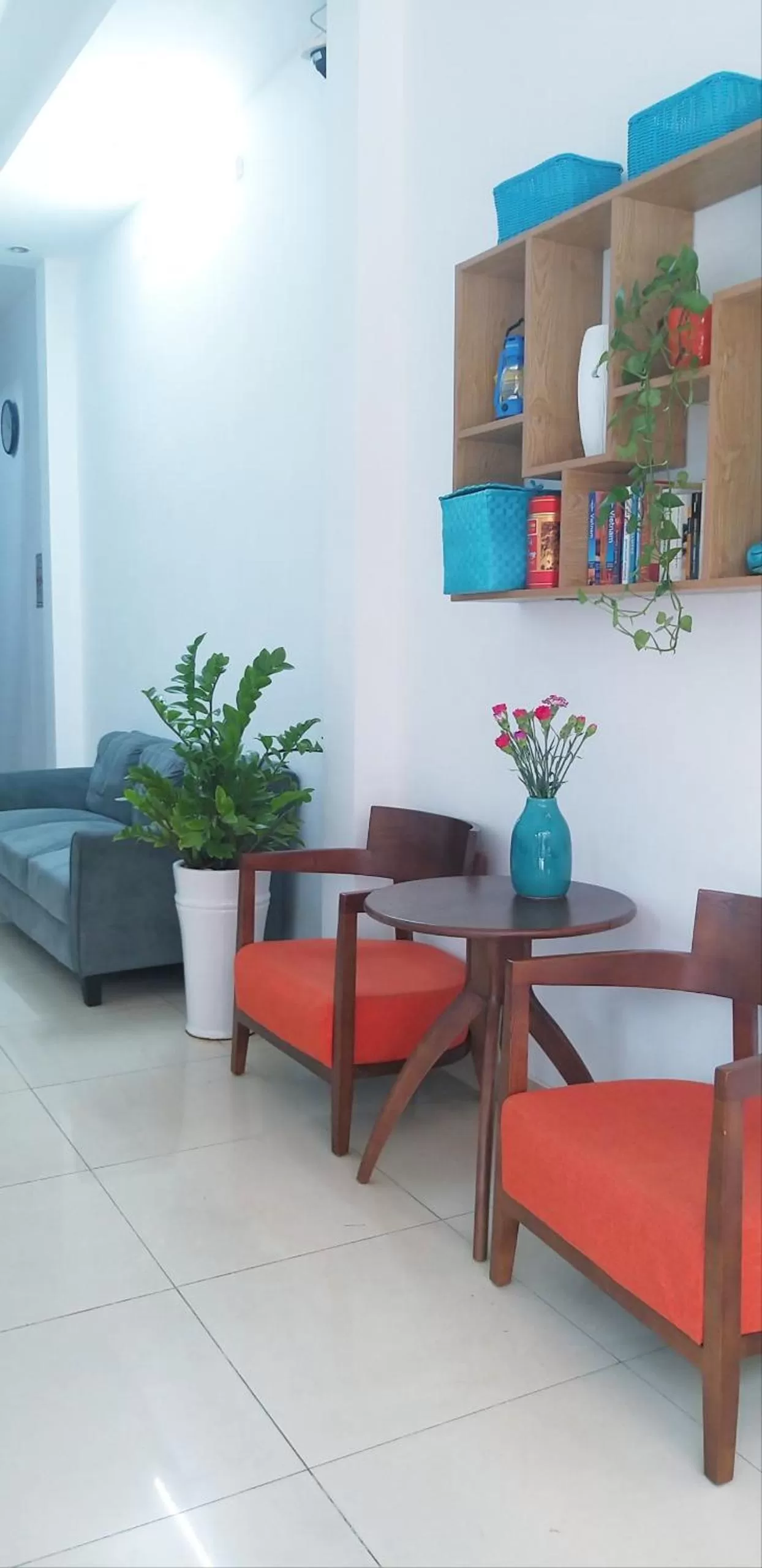 Living room in The Alley Saigon Hotel