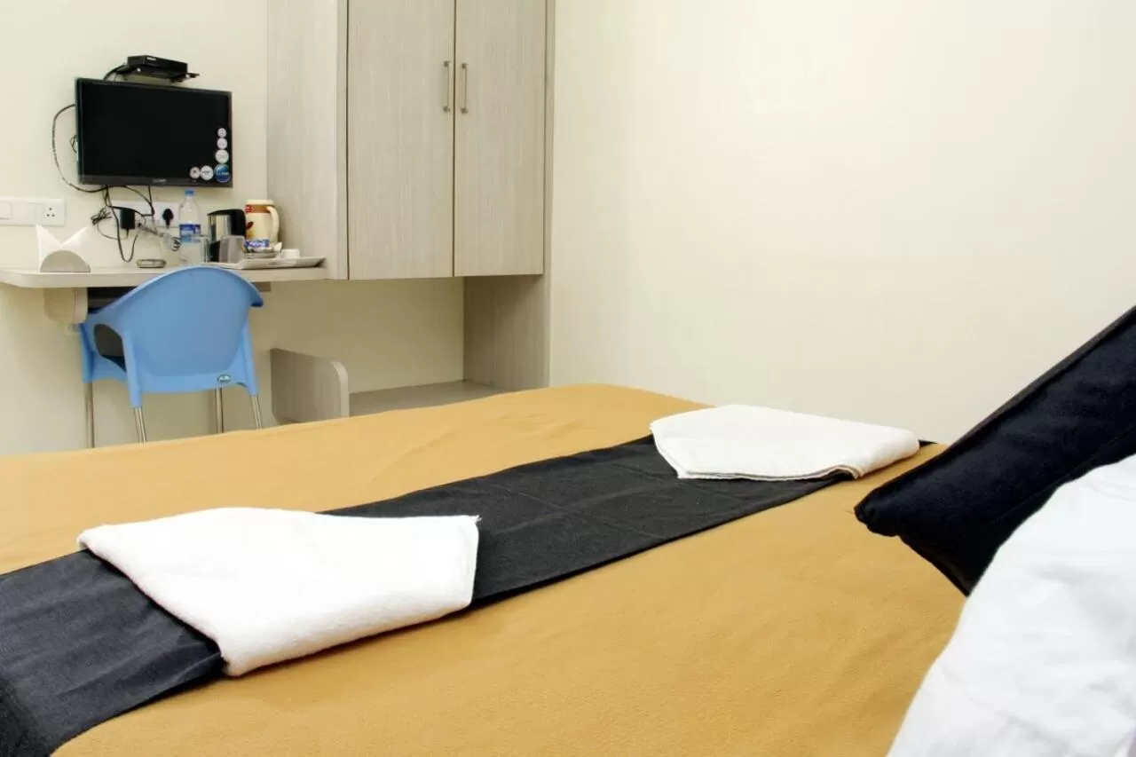 Bed in HOTEL NEW BHARTI