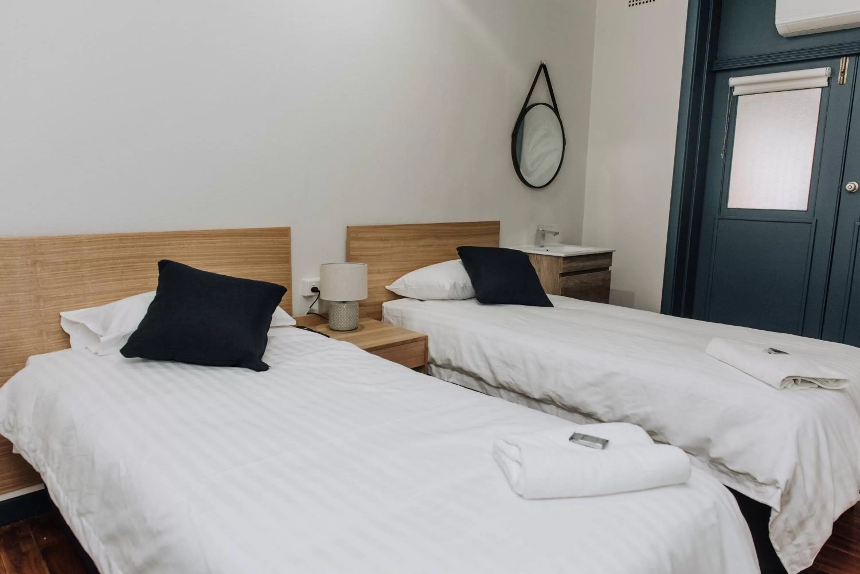 Bed in Gunnedah Hotel