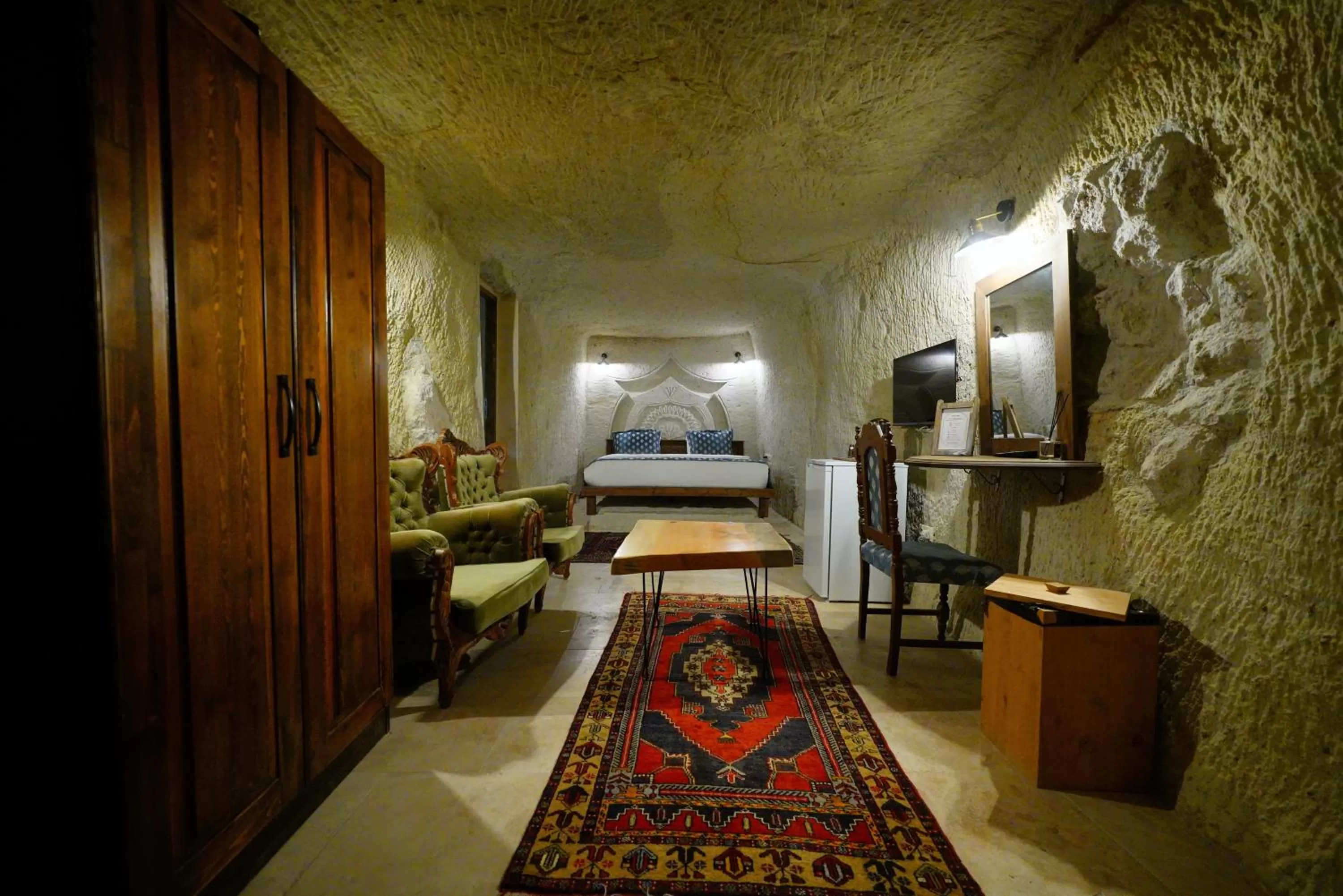 Photo of the whole room, Bed in Cappadocia Nar Cave House & Swimming Pool