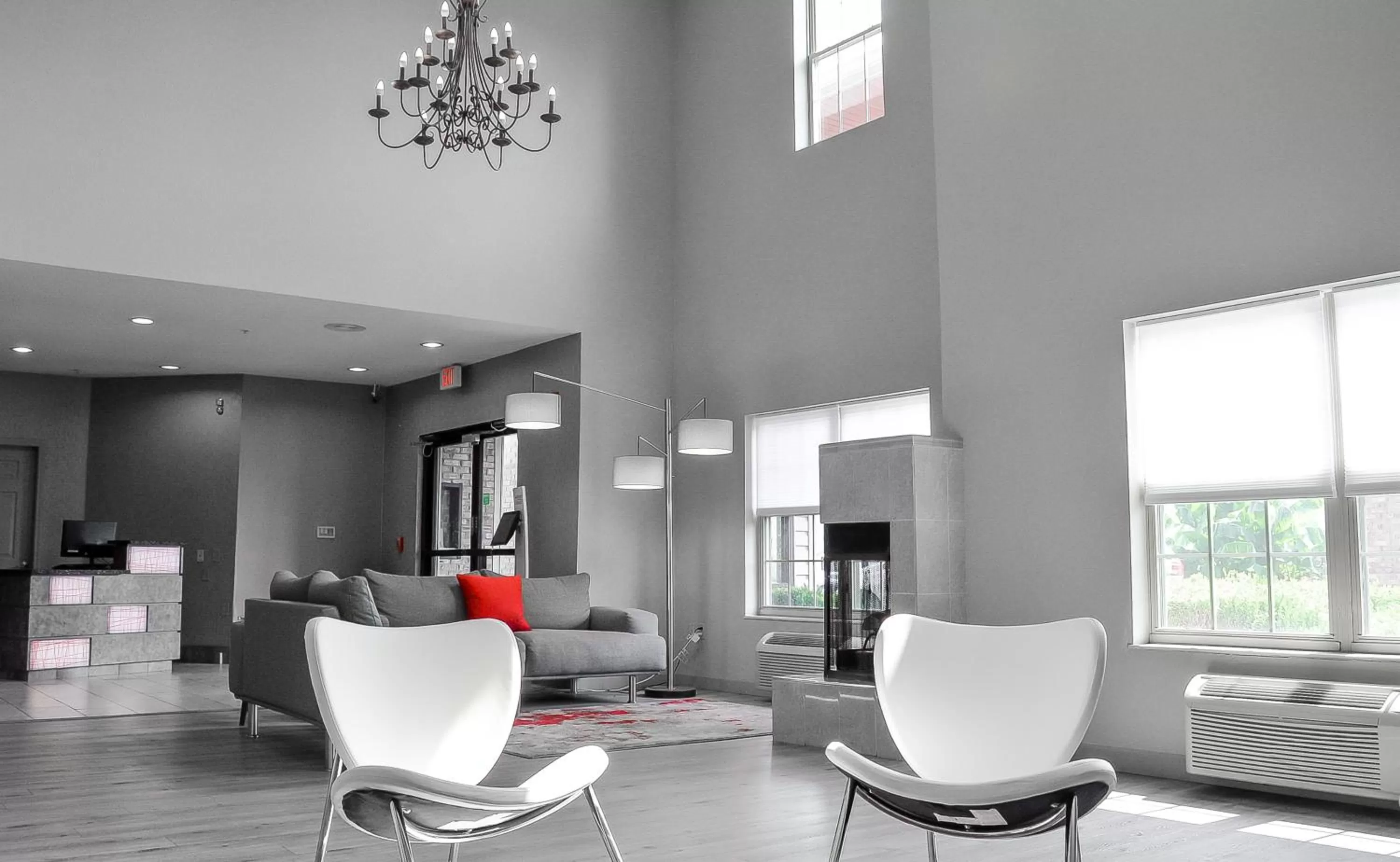 Lobby or reception in Ramada by Wyndham Sellersburg/Louisville North