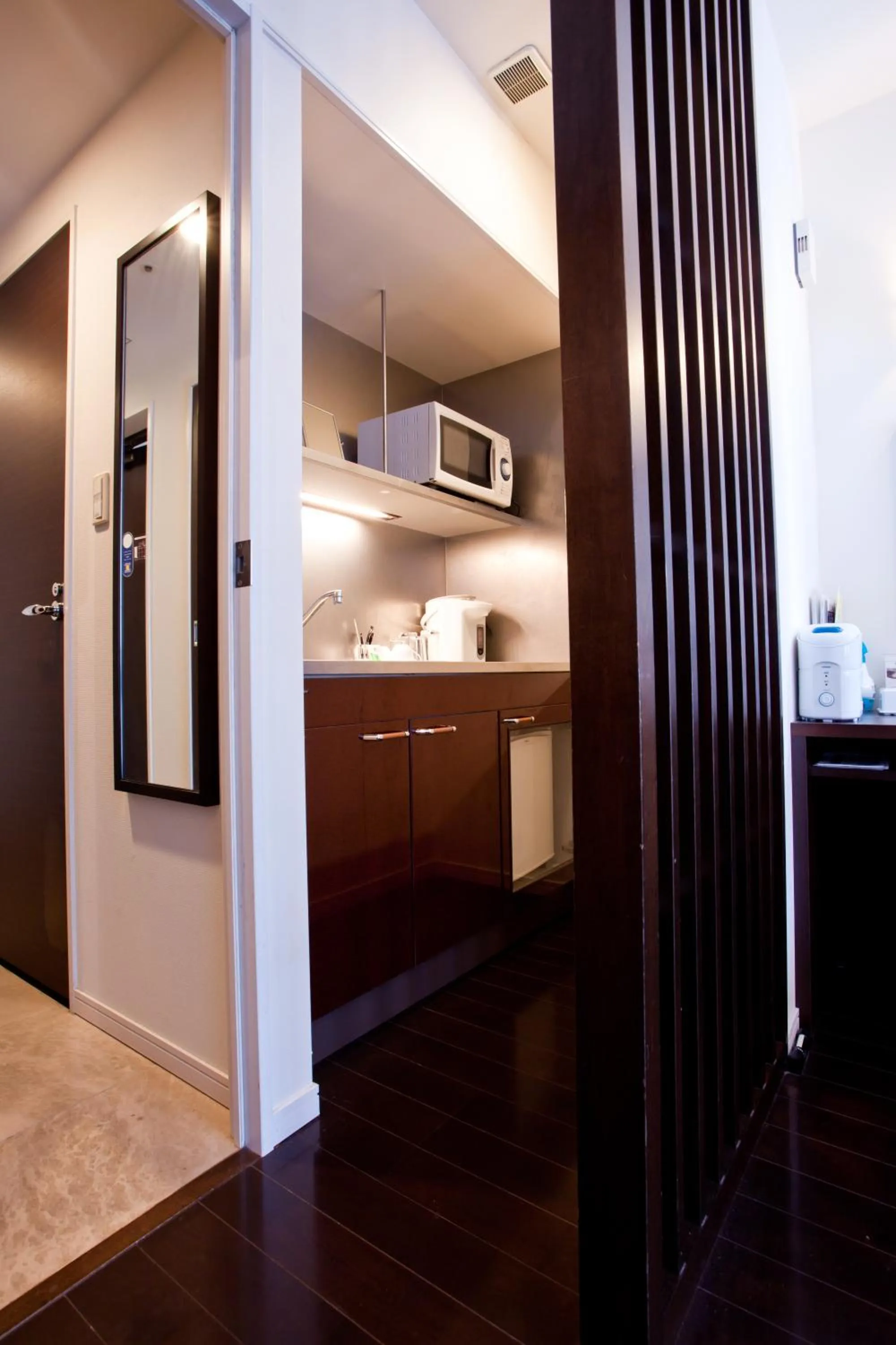 Kitchen or kitchenette in Kuretake Inn Premium Hamamatsucho