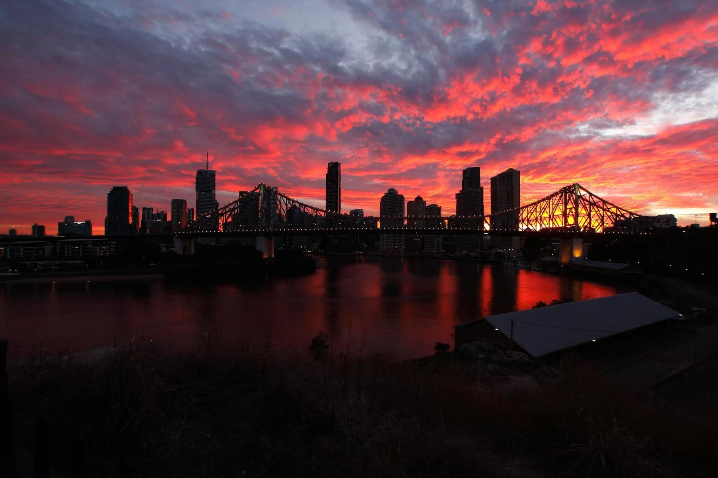 River view in Link Portside Wharf Apartment Hotel