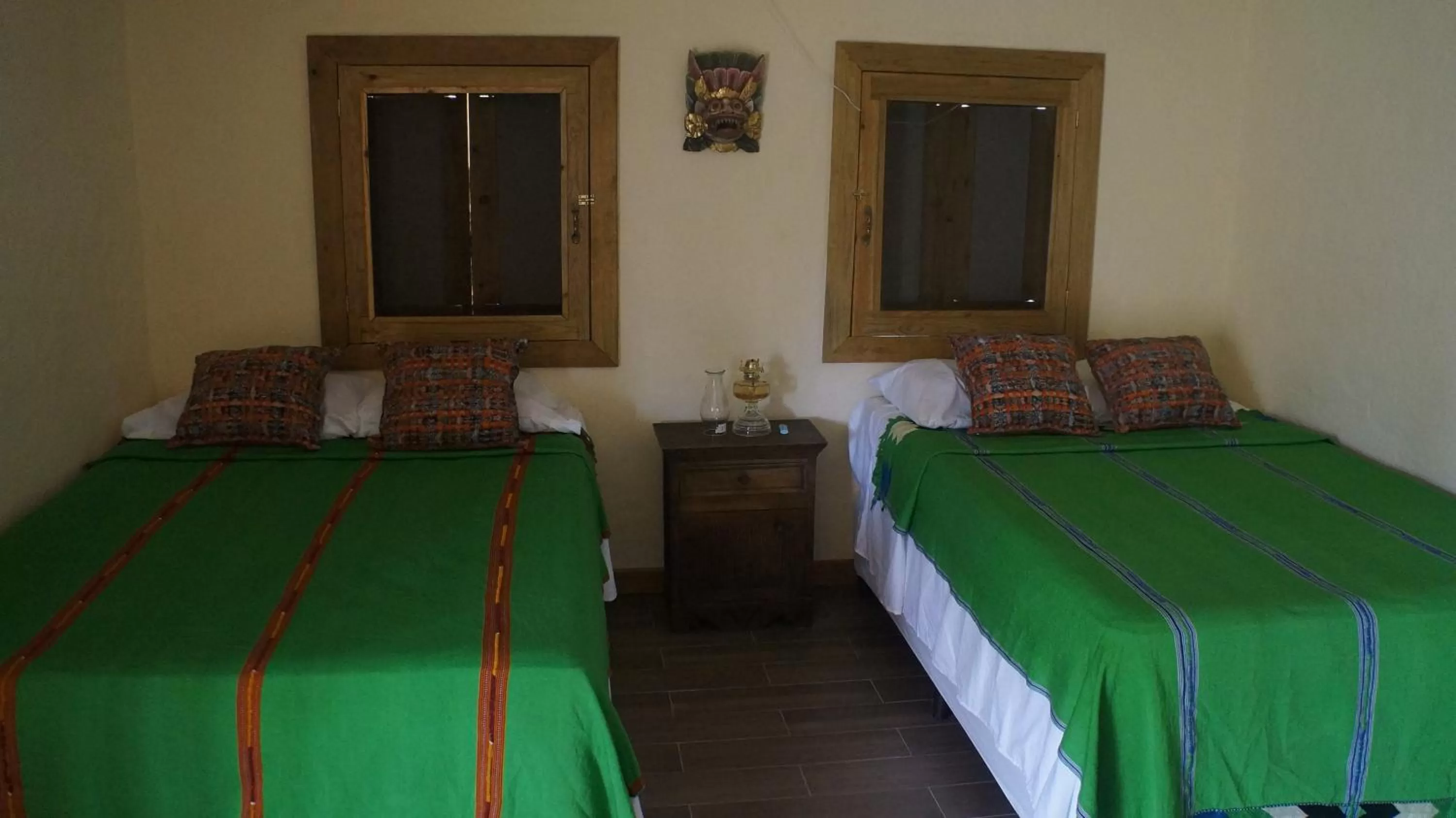 Bed in Pine Ridge Lodge