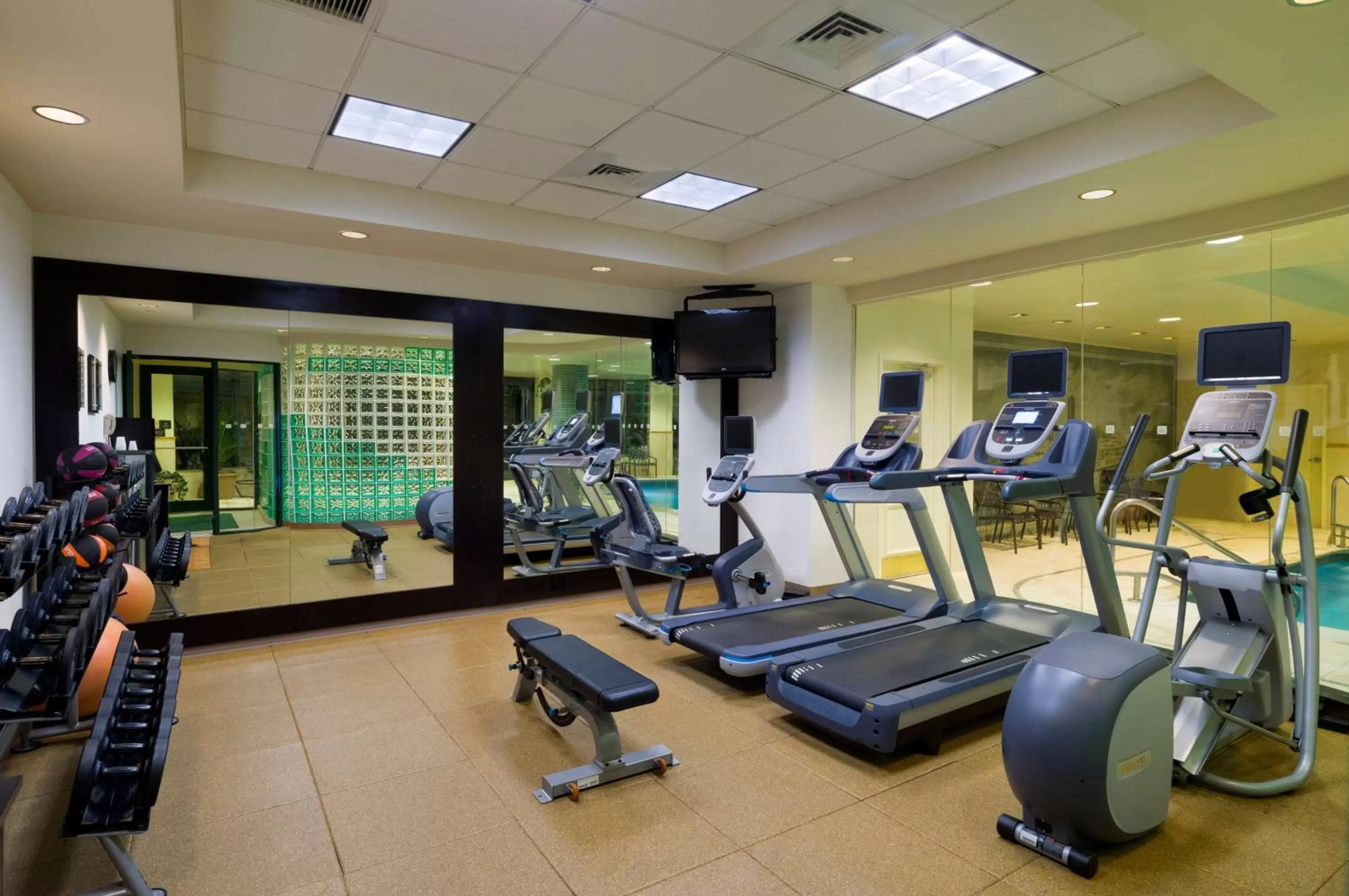 Fitness centre/facilities in Hilton Garden Inn Hartford South/Glastonbury