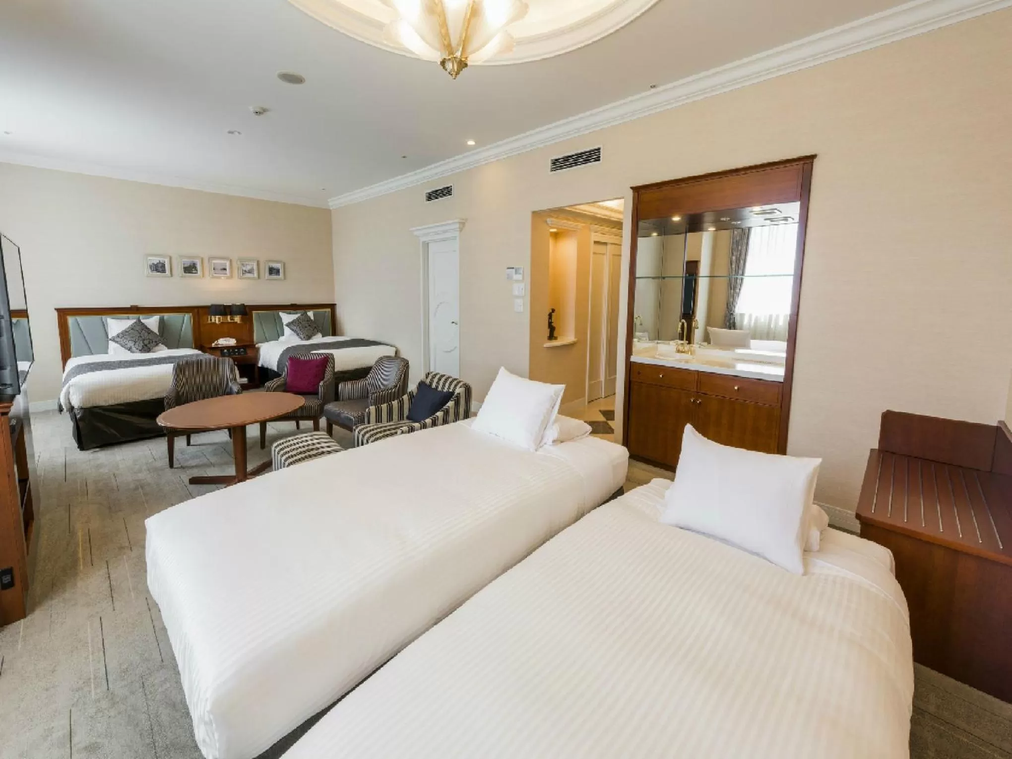 Photo of the whole room, Bed in HOTEL MYSTAYS Sapporo Aspen