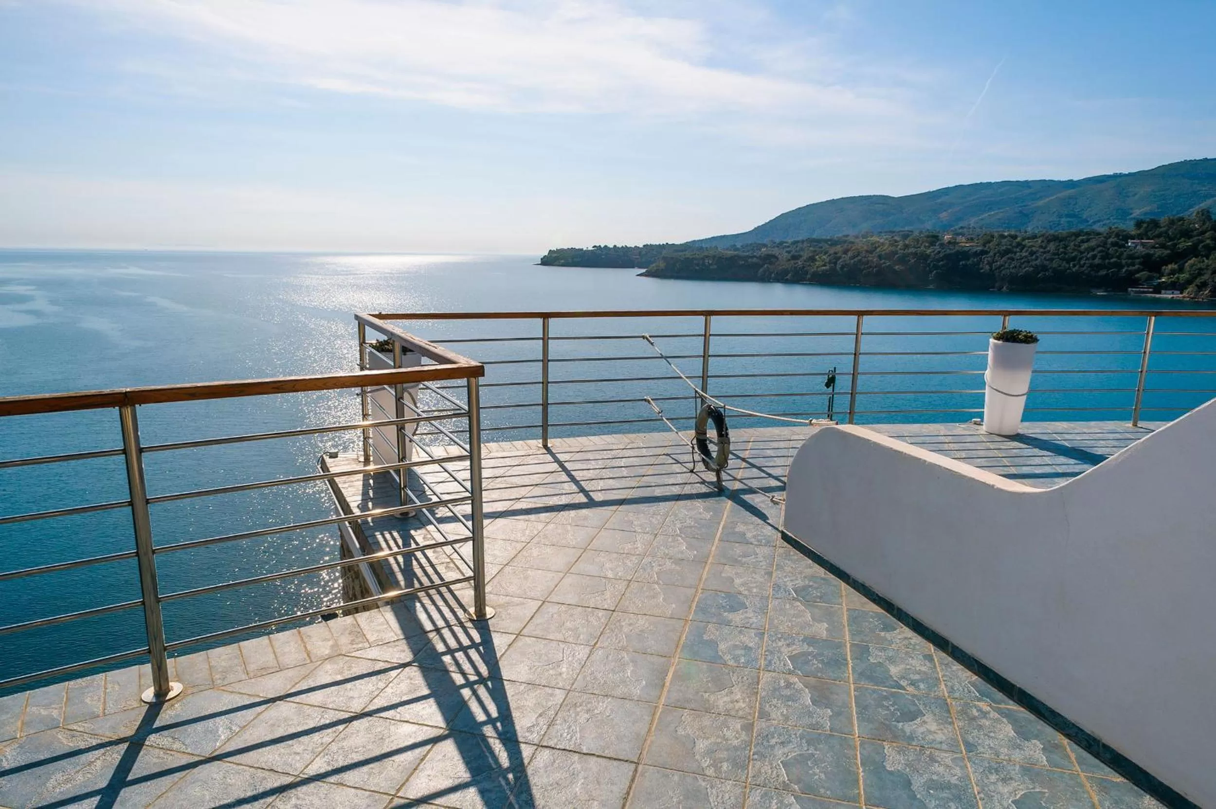 Patio in Hotel Plaza