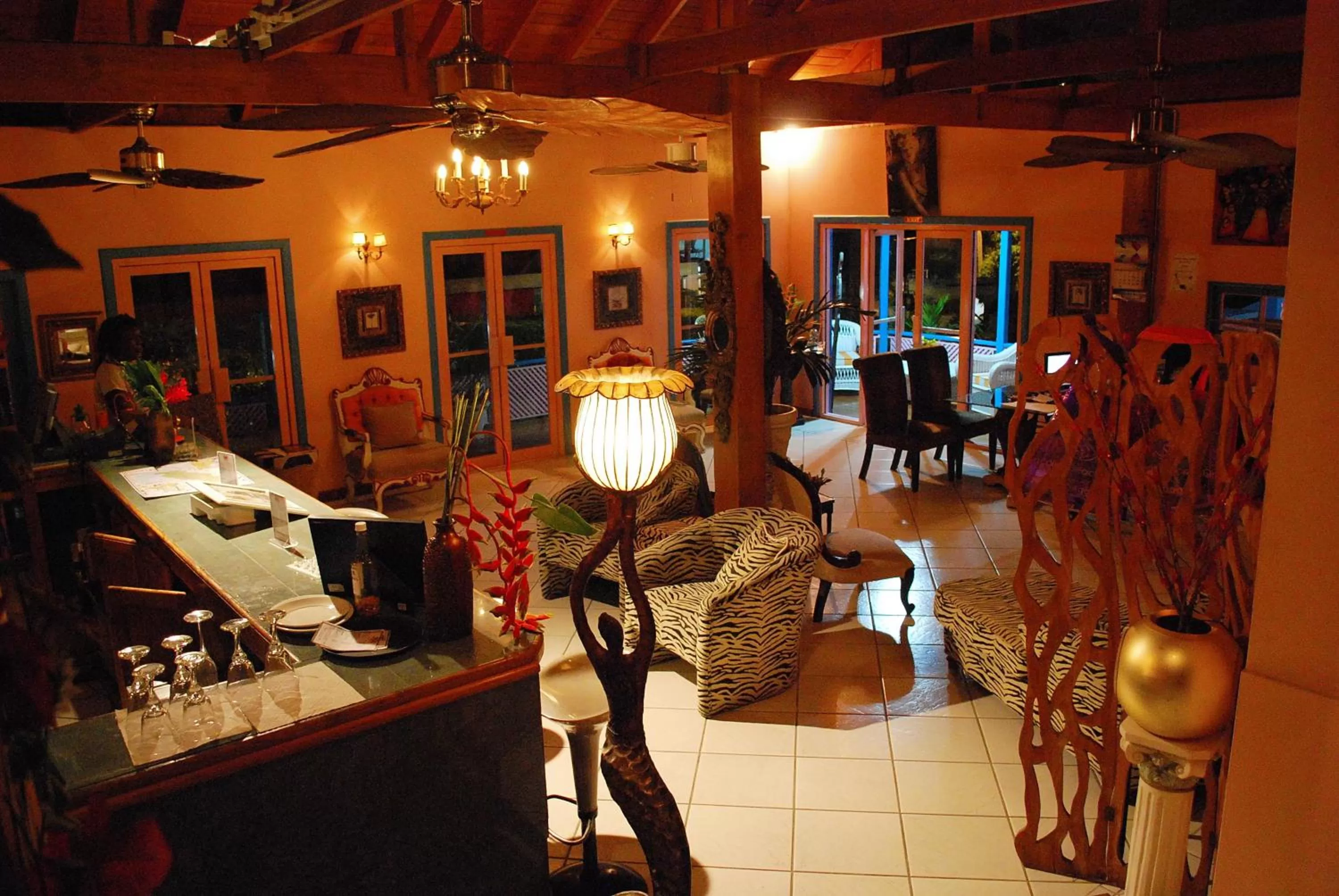 Lobby or reception in Half Moon Blue Hotel