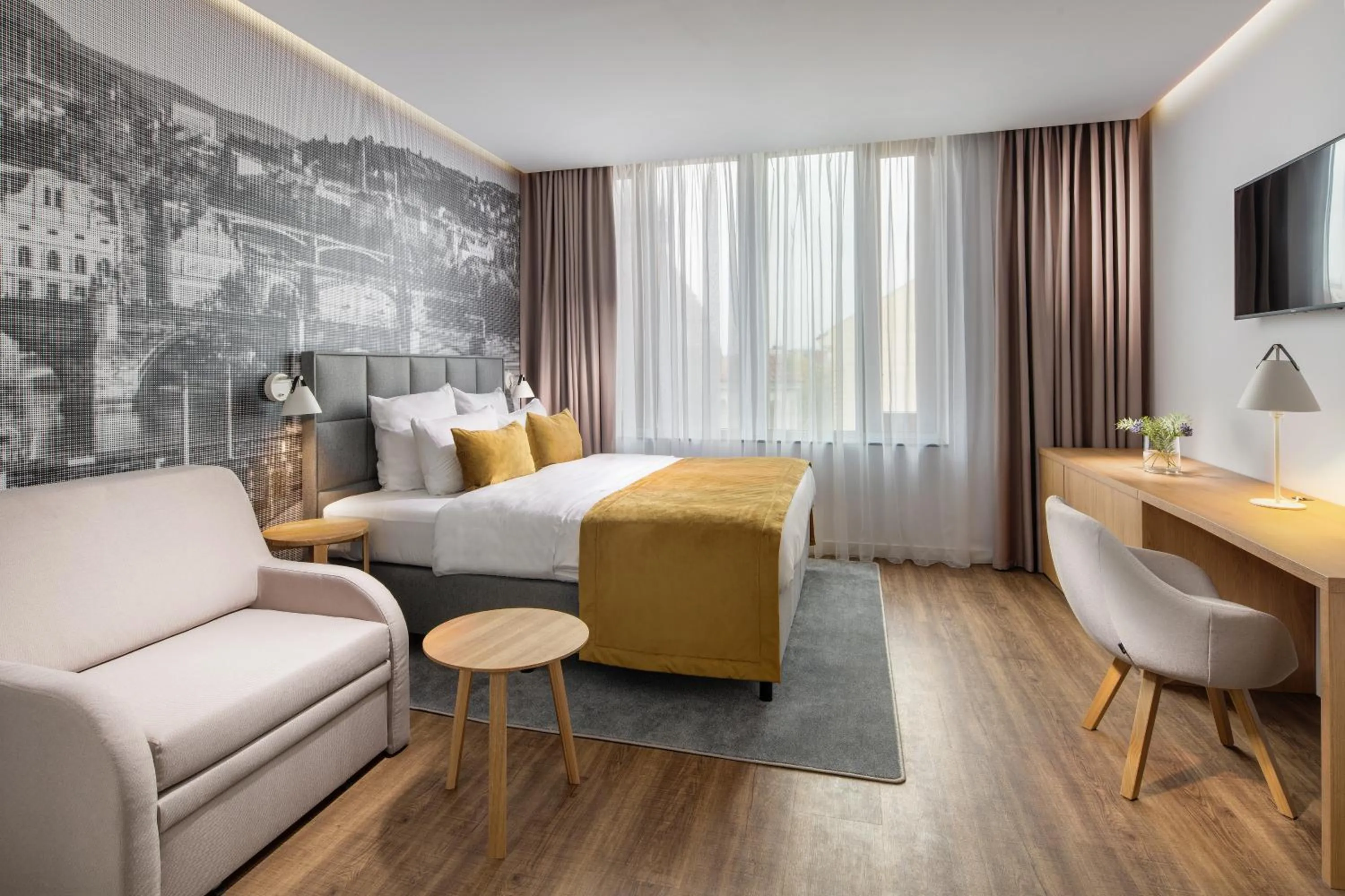 Bedroom, Bed in Mamaison Residence Downtown Prague