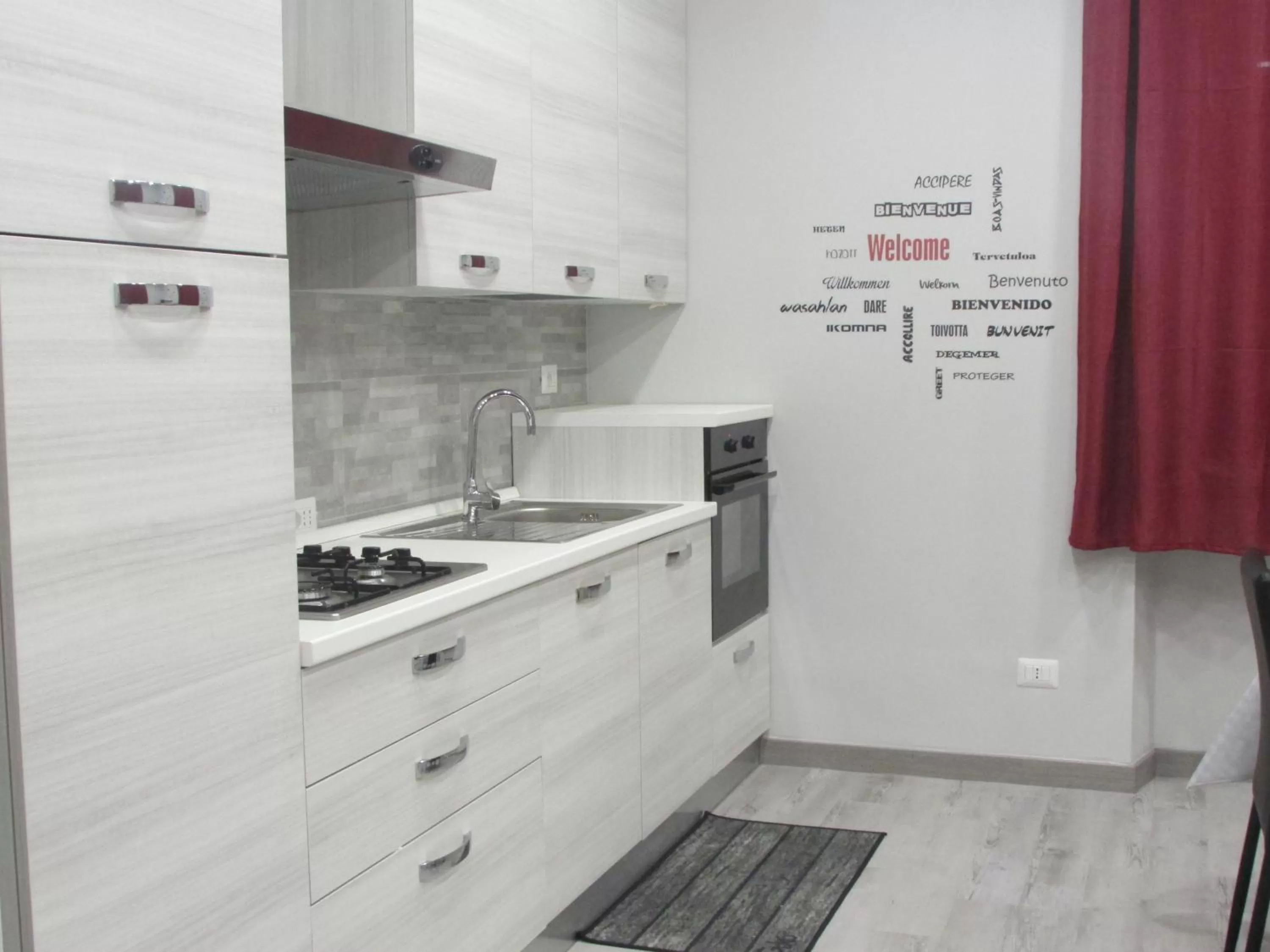 Kitchen/Kitchenette in B&B da Lillo