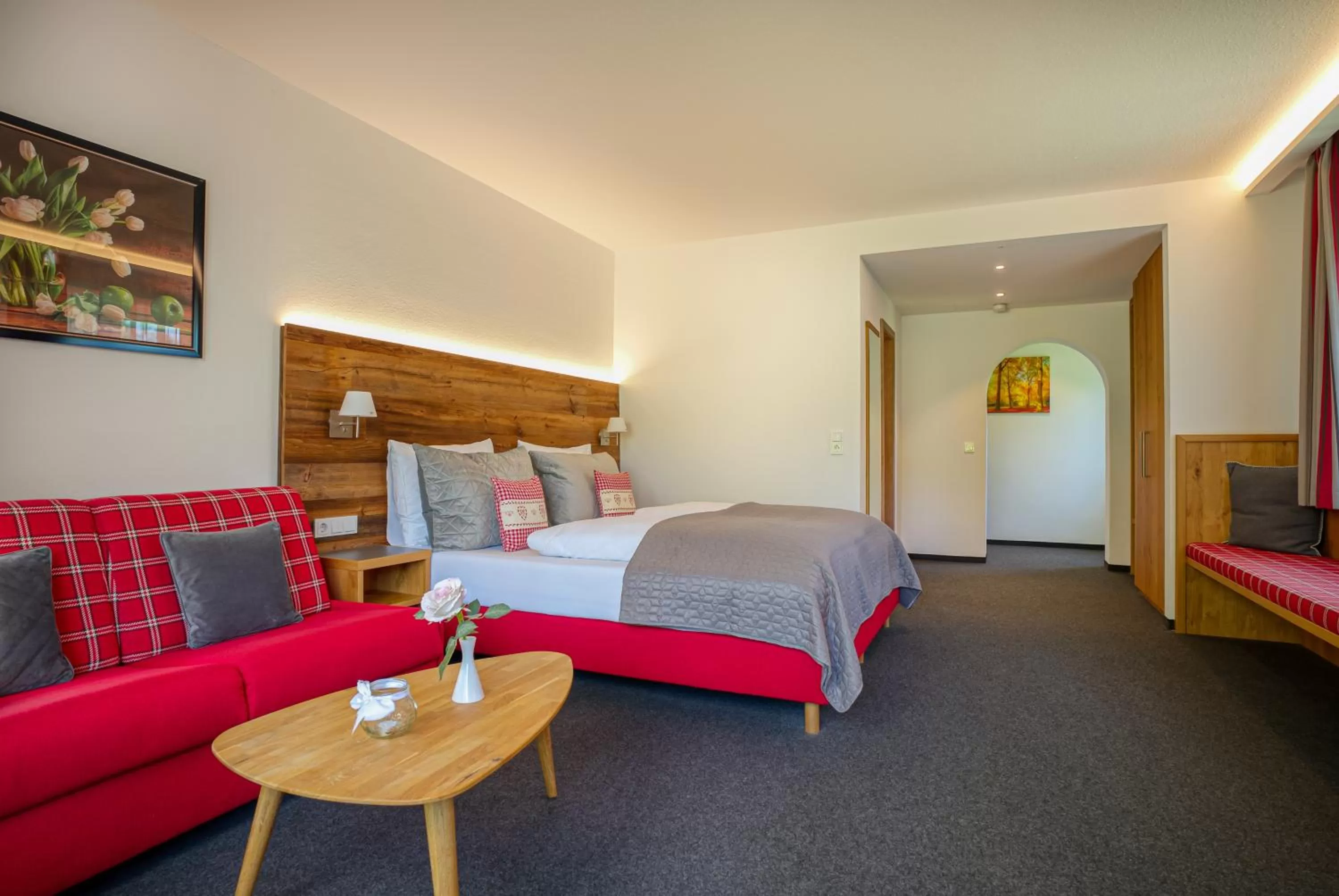 Bed in Landhaus Sommerau