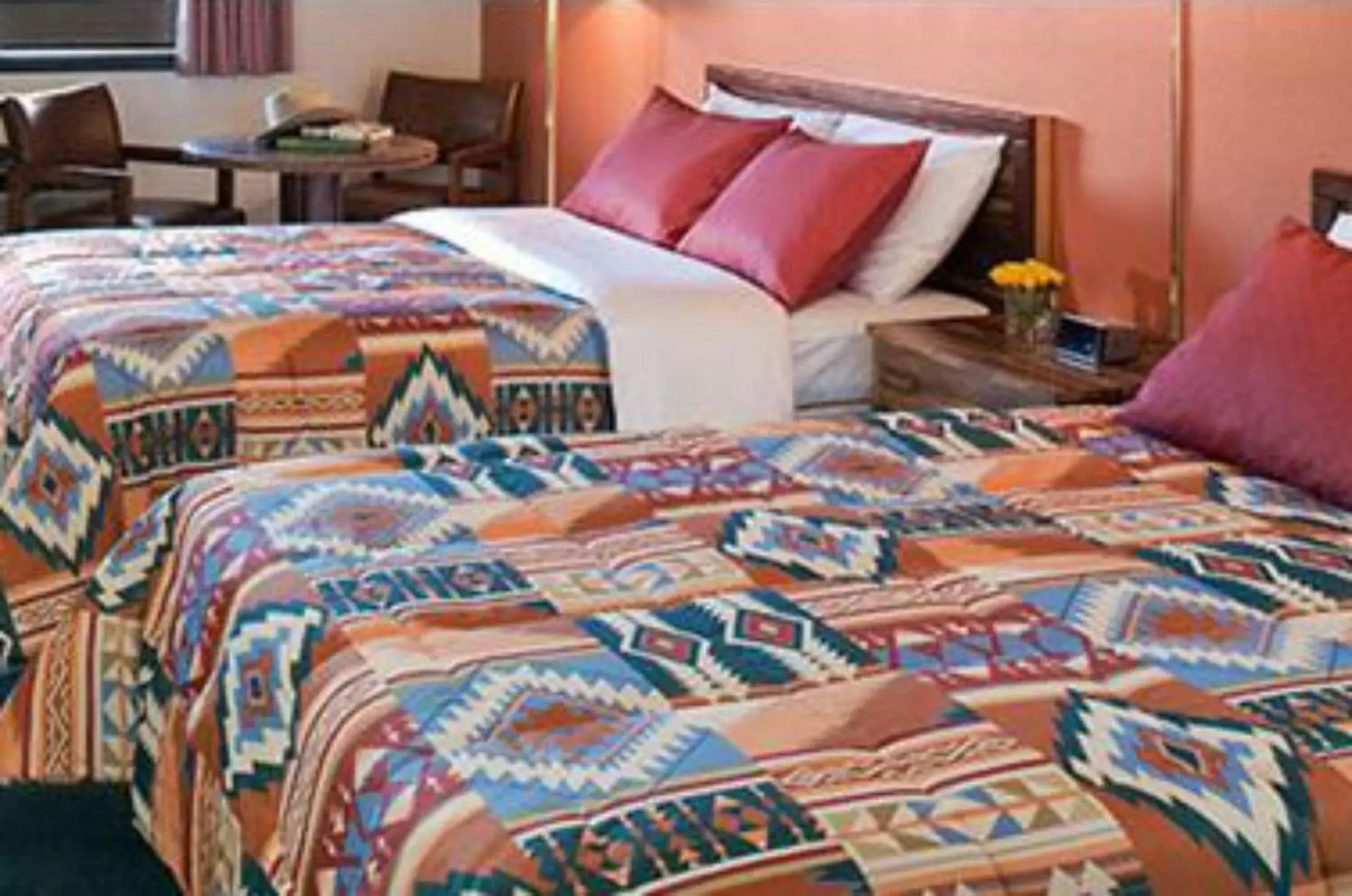 Double Room with Two Double Beds in Branding Iron Motel Double Room with Two Double Beds in Branding Iron Motel