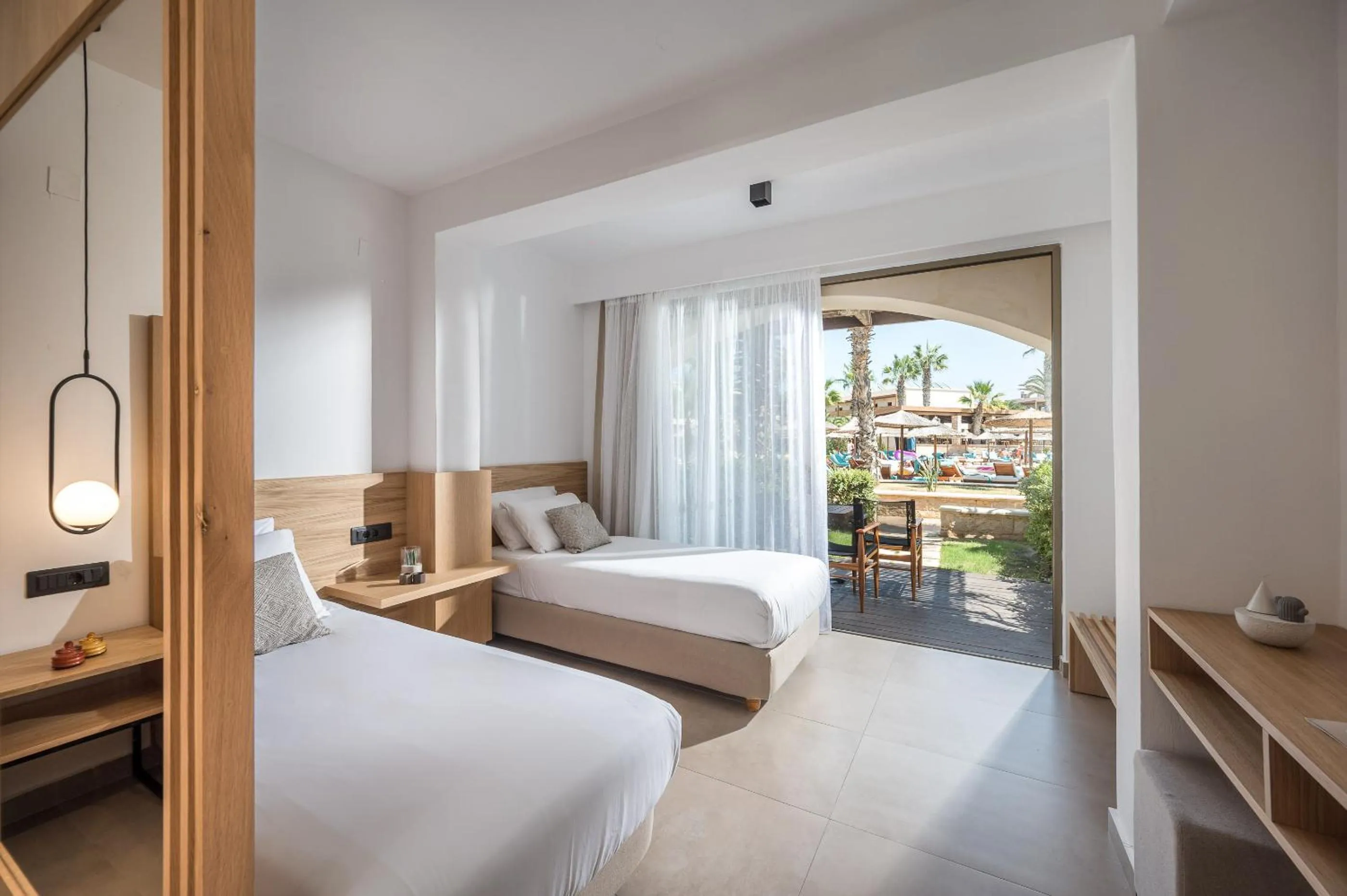 Bed in Stella Palace Aqua Park Resort