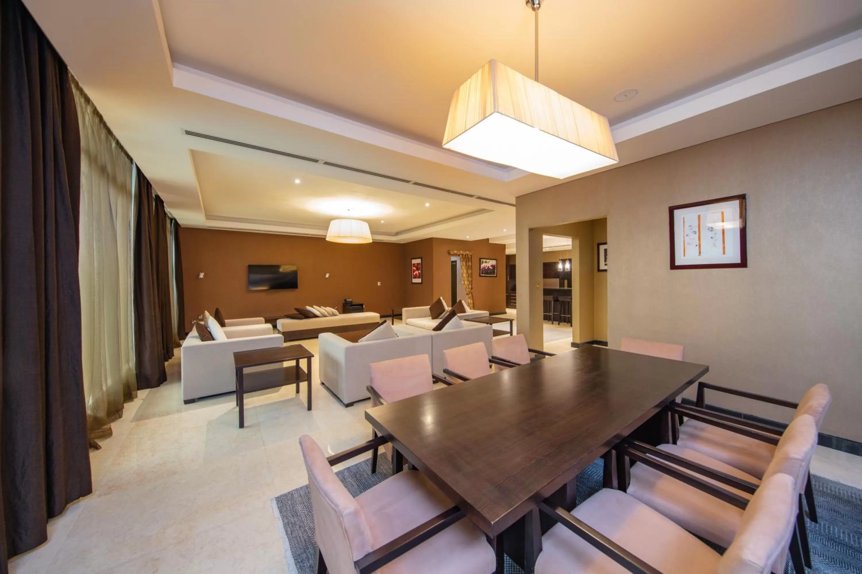 Seating area in Radisson Blu Hotel, Doha