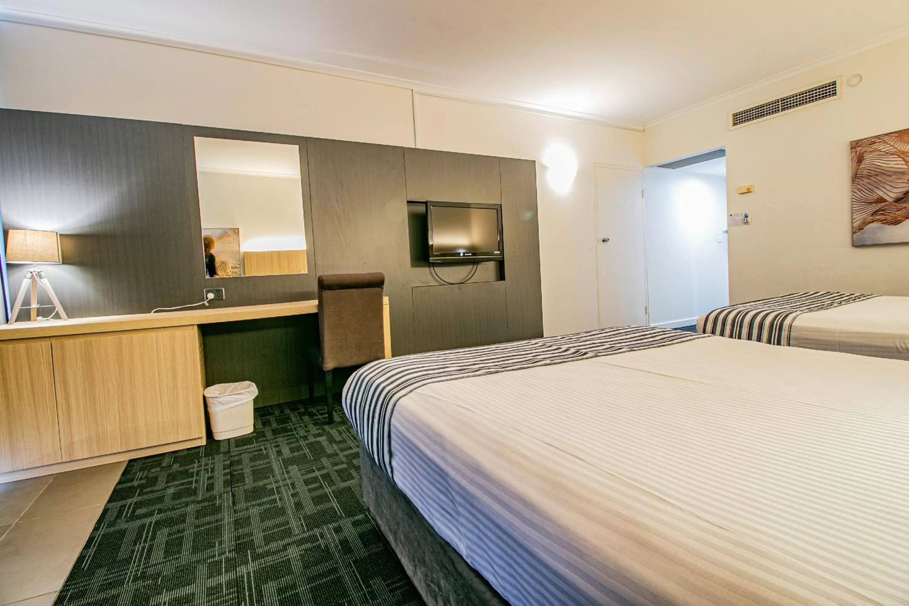 Bed in Absolute Beachfront Opal Cove Resort