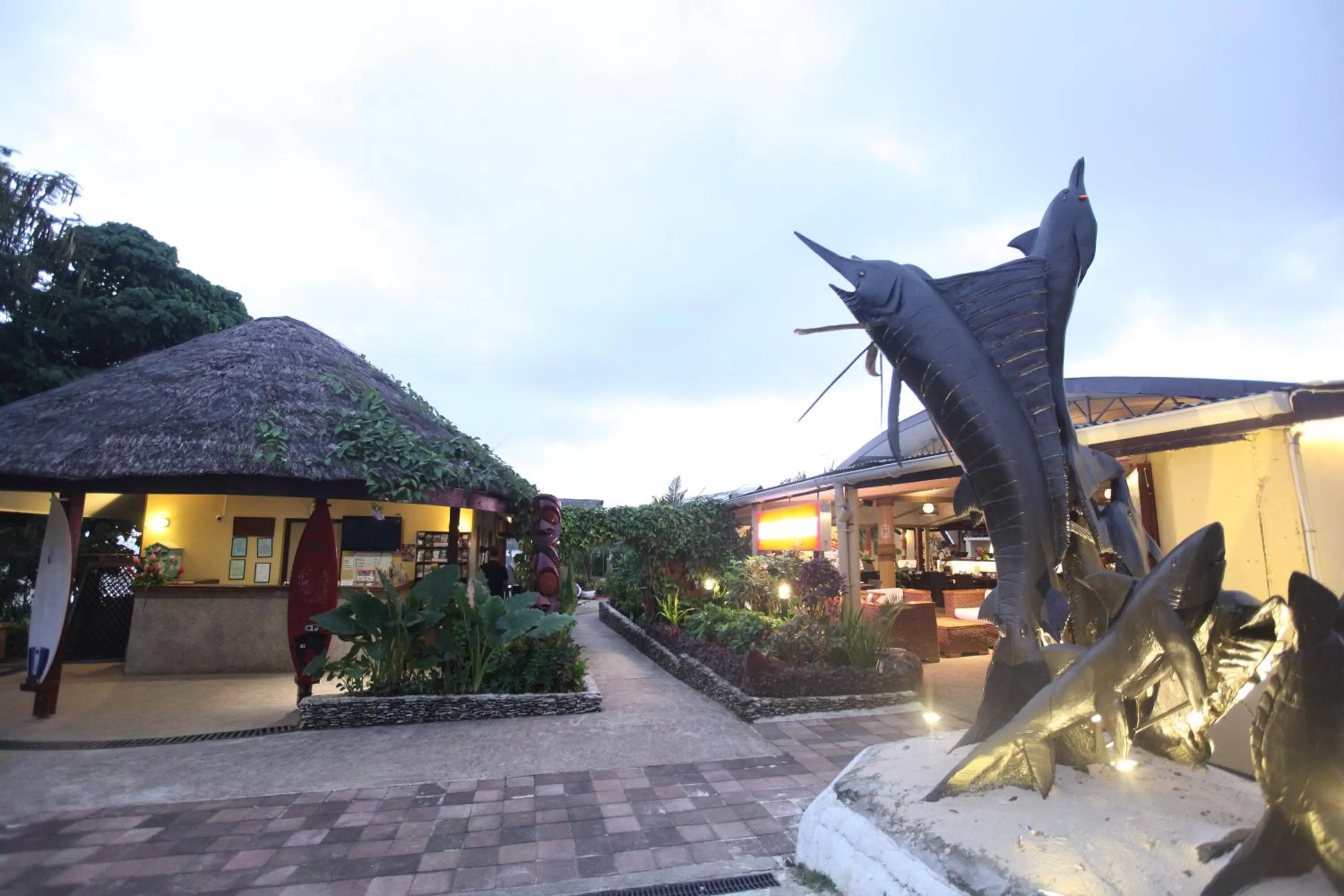 Lobby or reception in Moorings Hotel