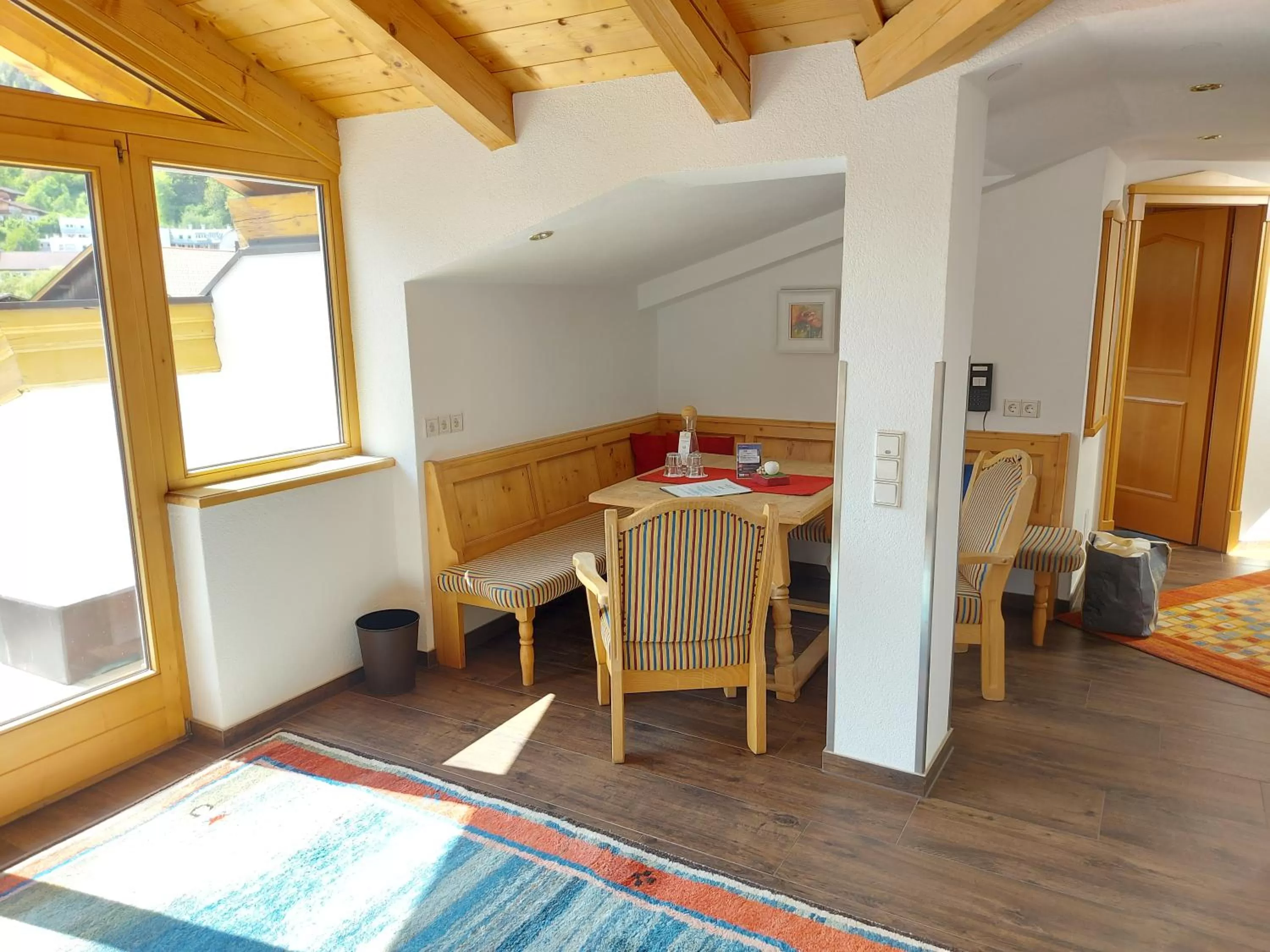 Seating area in Hotel Enzian