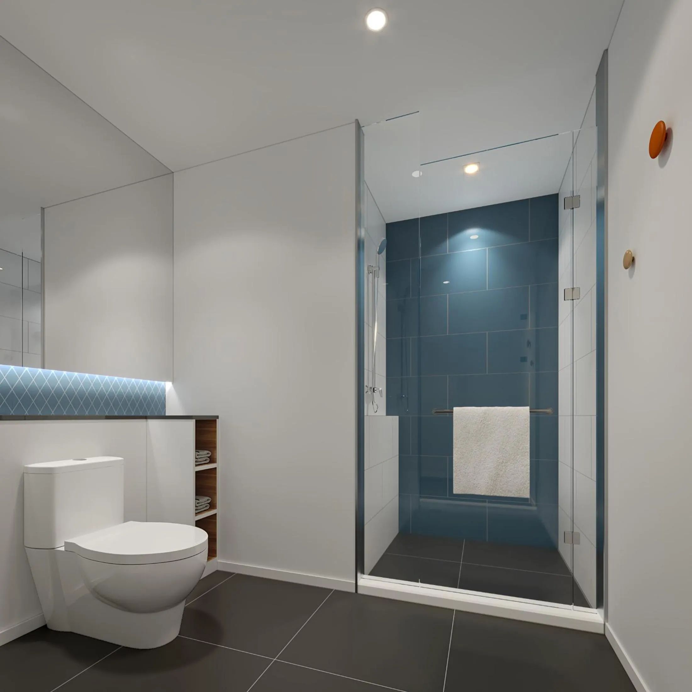 Shower in Holiday Inn Express Chongqing Airport Zone by IHG