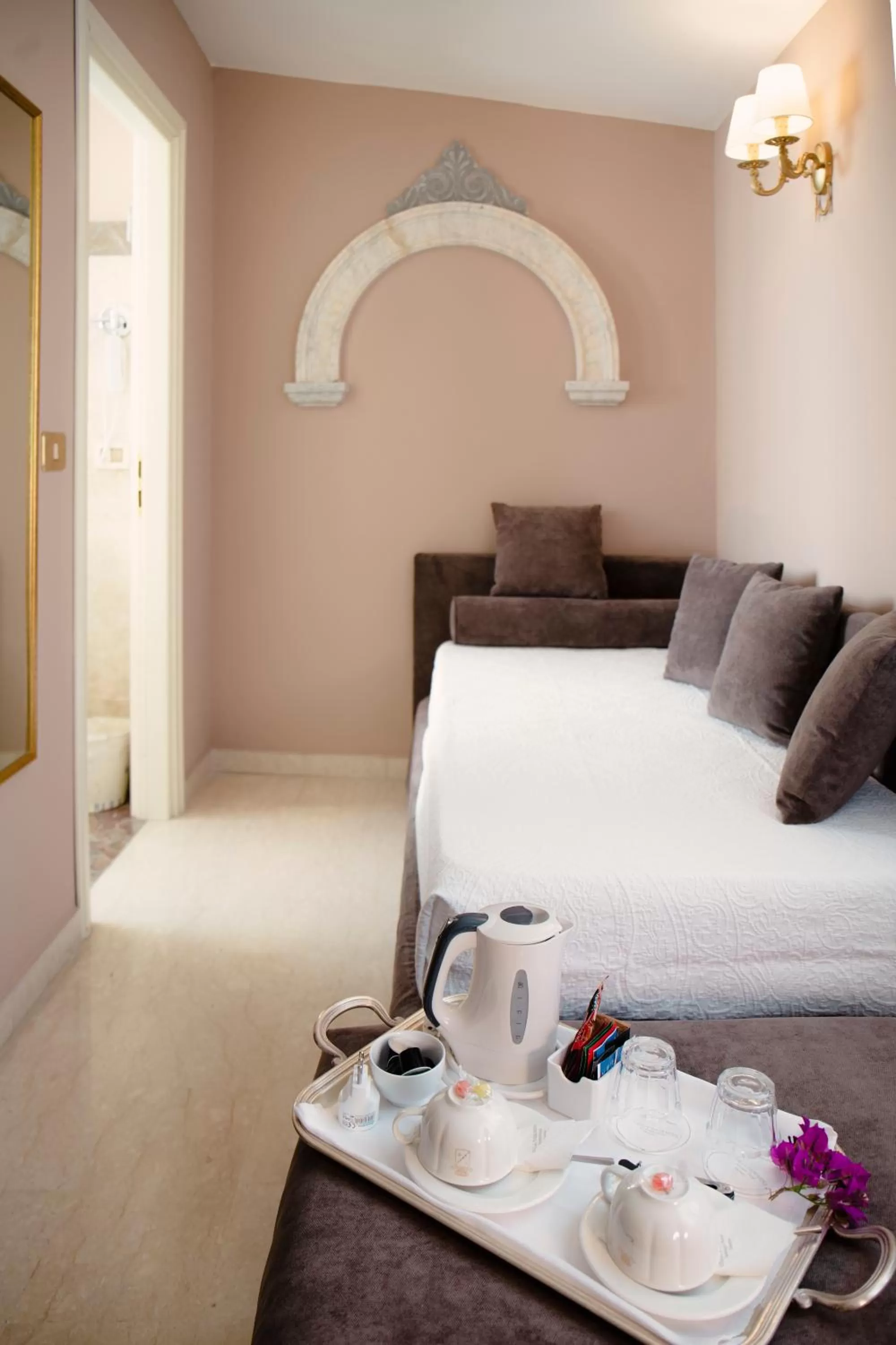 Bed in Hotel Villa Taormina