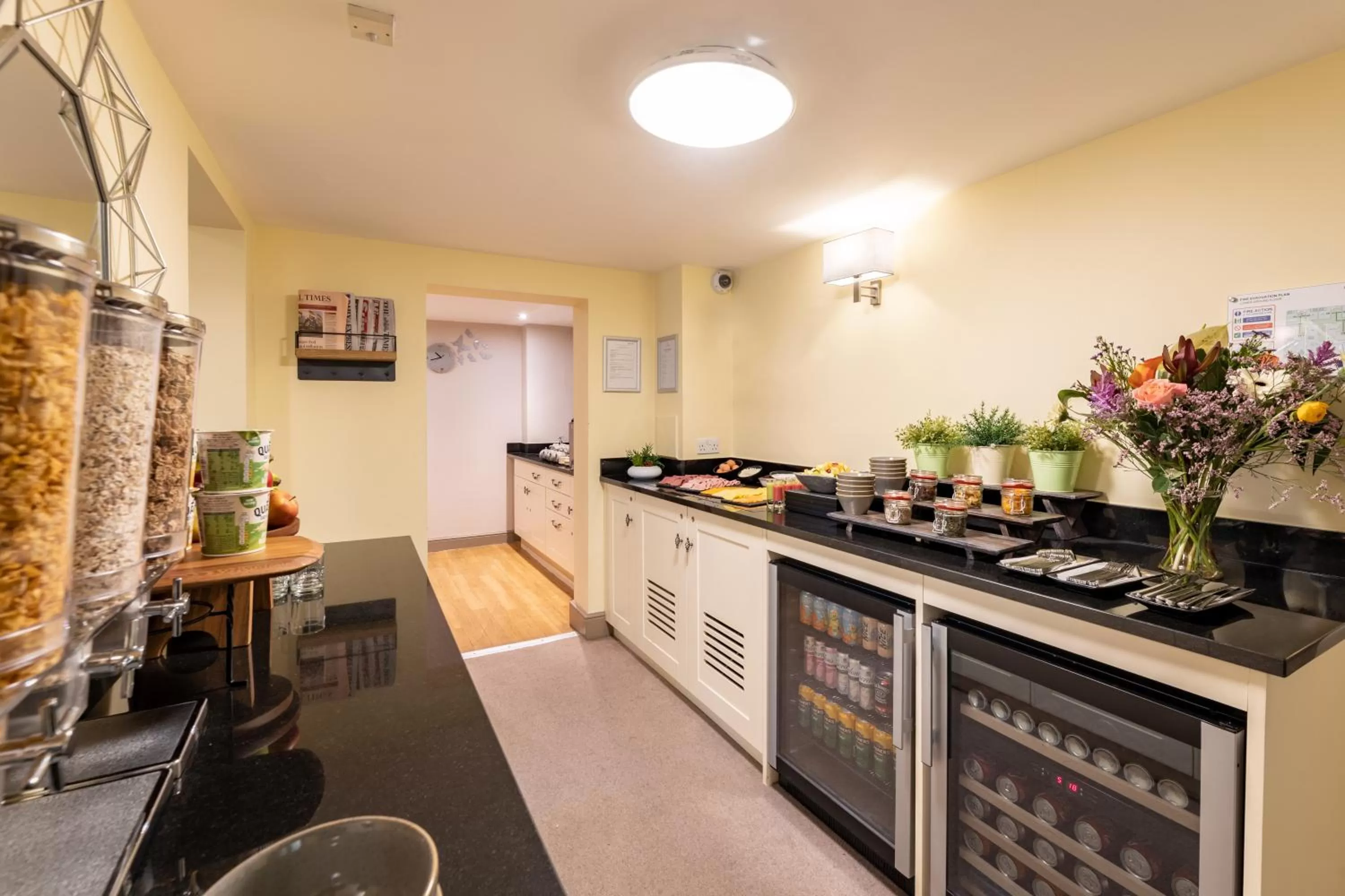 Continental breakfast in The Goodenough Hotel London